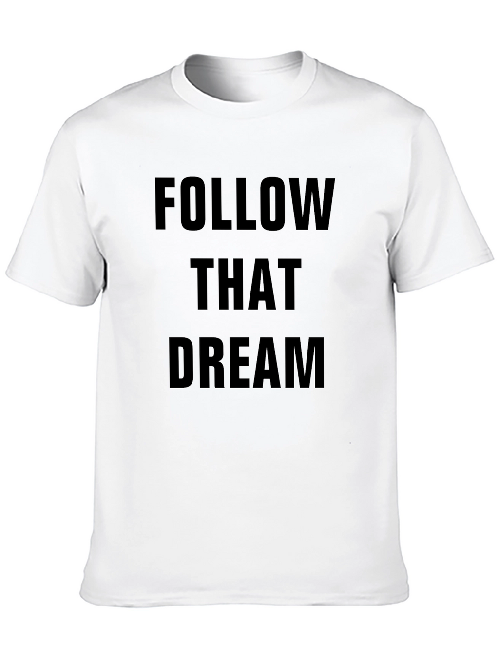 Follow That Dream Black Graphic T-Shirt