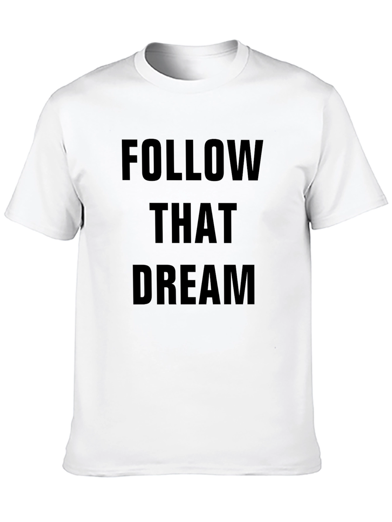 Follow That Dream Black Graphic T-Shirt