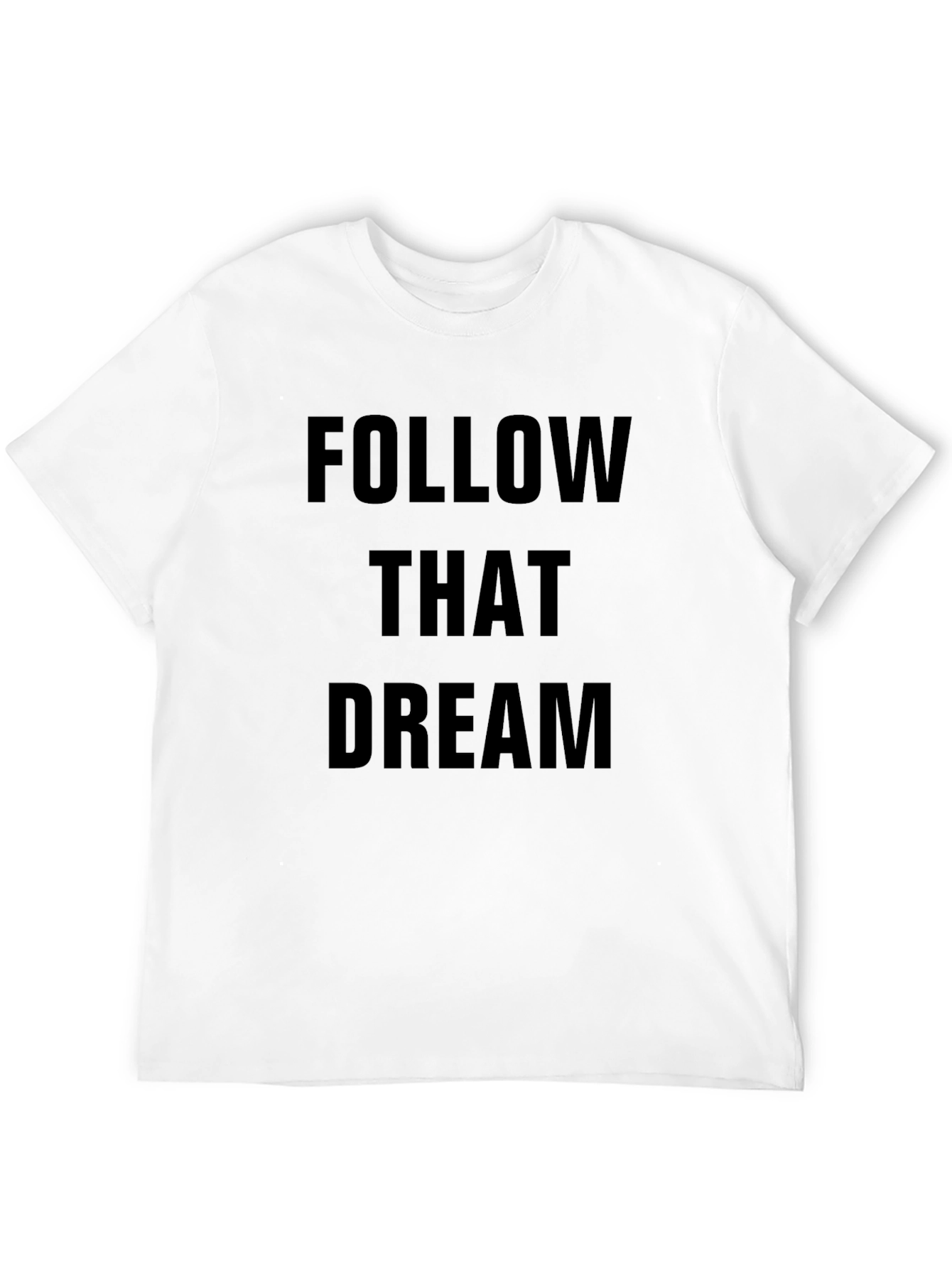 Follow That Dream Black Graphic T-Shirt