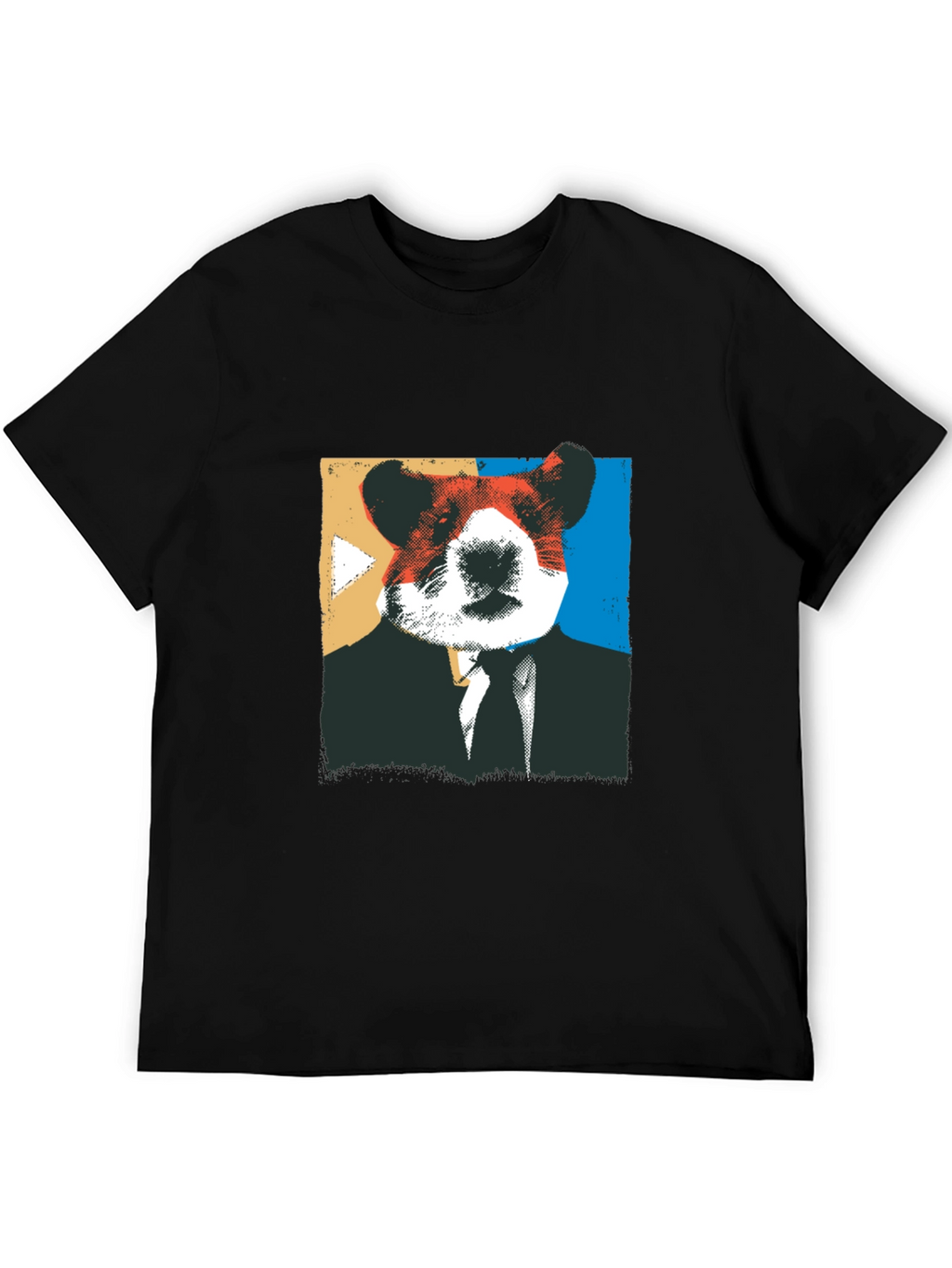 Hamster Boss Graphic Tee - Mens Black T-Shirt