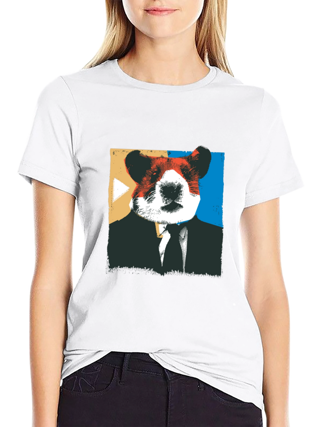 Hamster Boss Graphic Tee - Mens Black T-Shirt