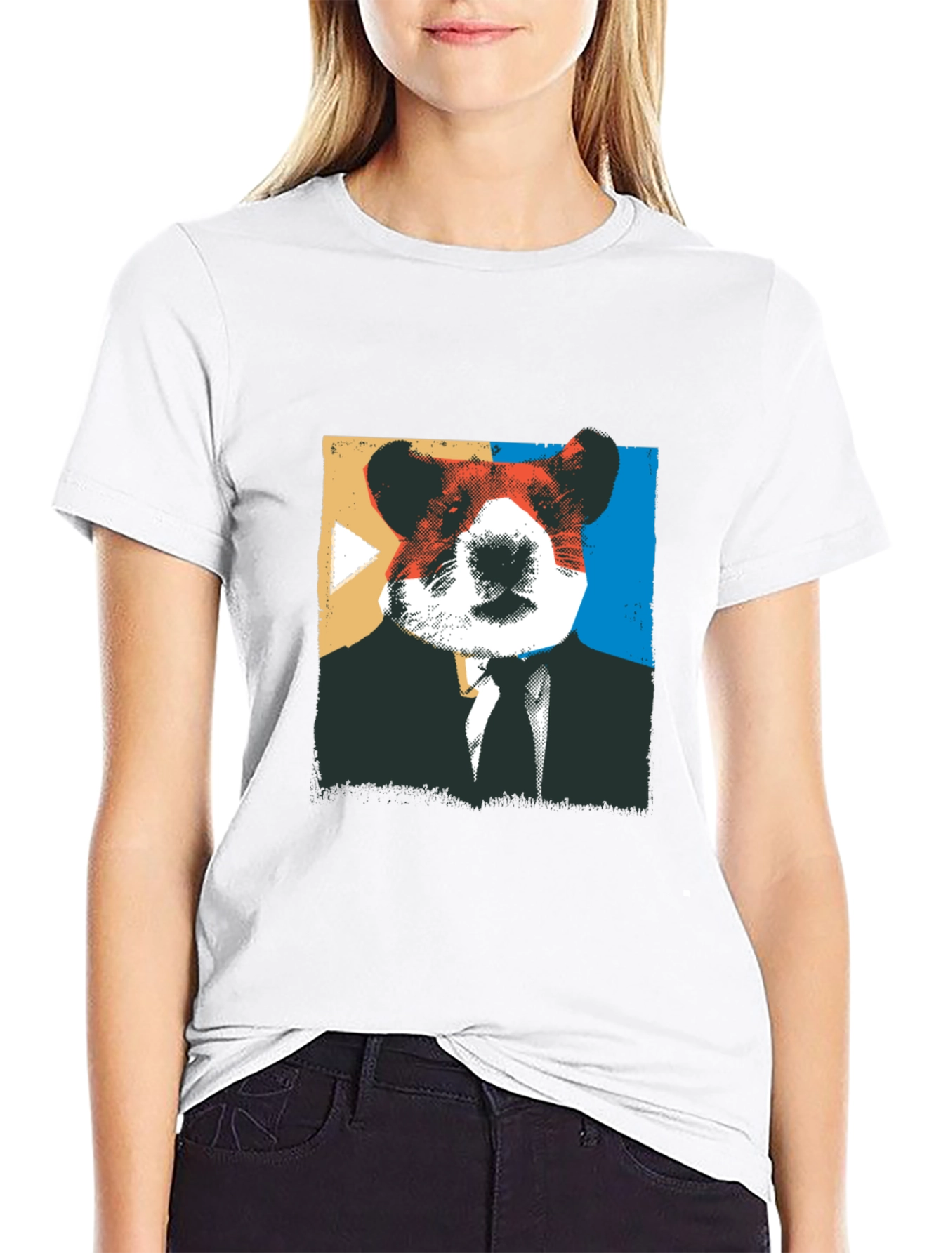 Hamster Boss Graphic Tee - Mens Black T-Shirt