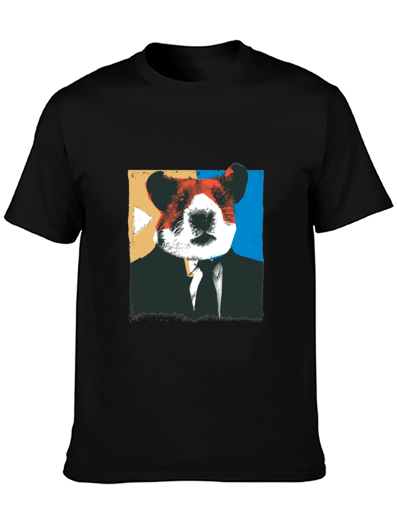 Hamster Boss Graphic Tee - Mens Black T-Shirt