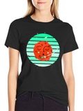 Planet Space T-Shirt - Black Cotton