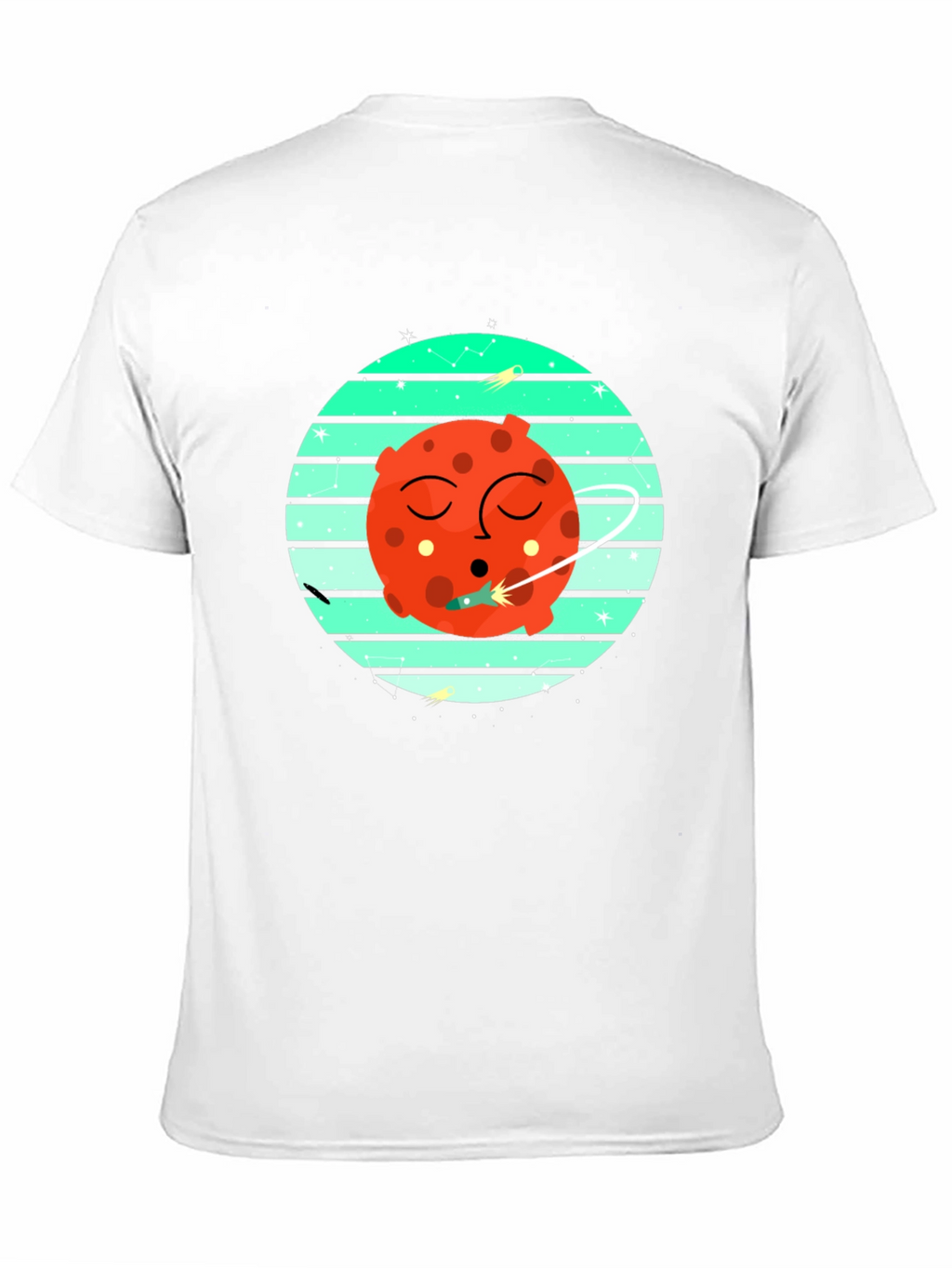 Planet Space T-Shirt - Black Cotton