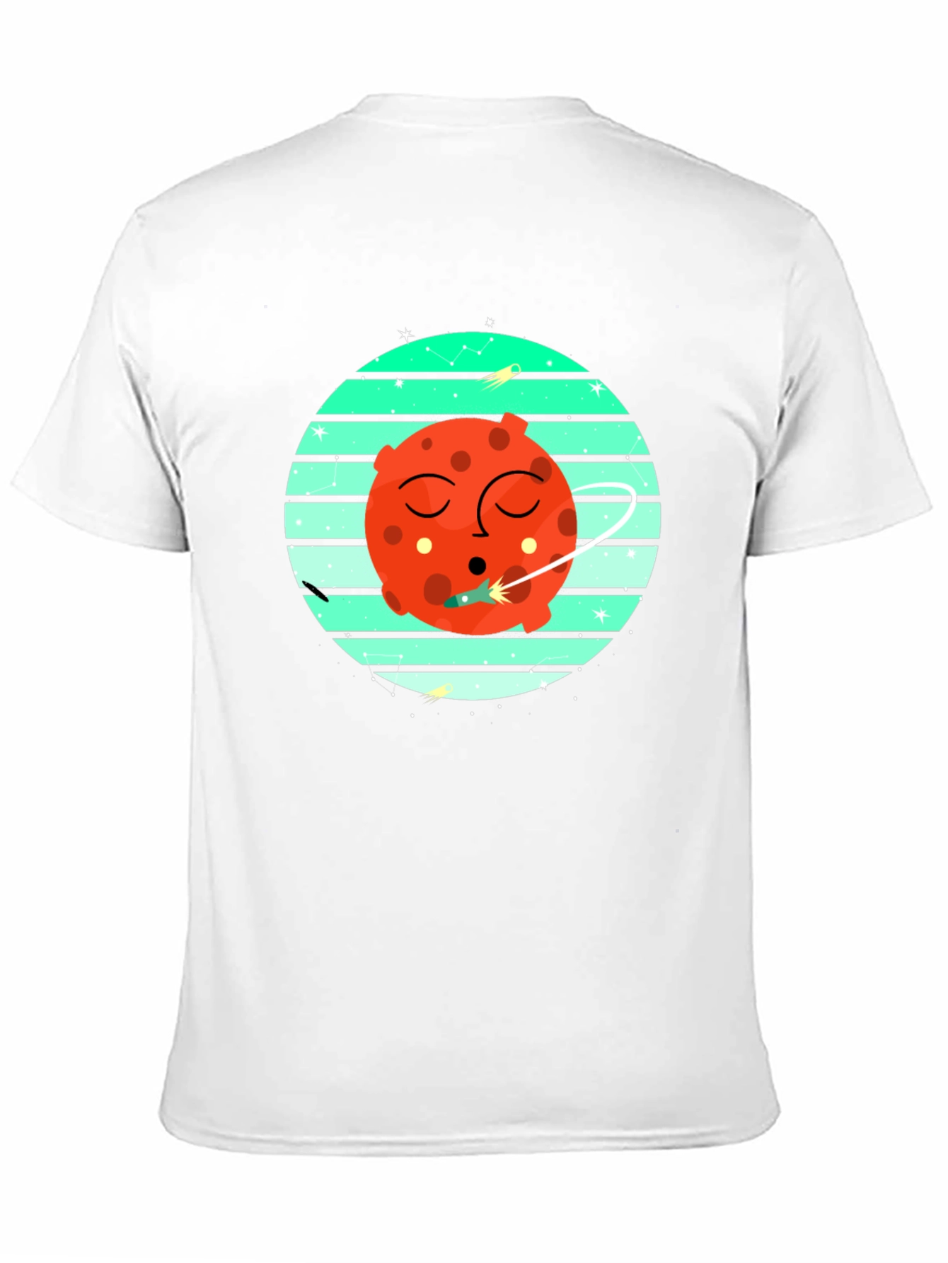 Planet Space T-Shirt - Black Cotton