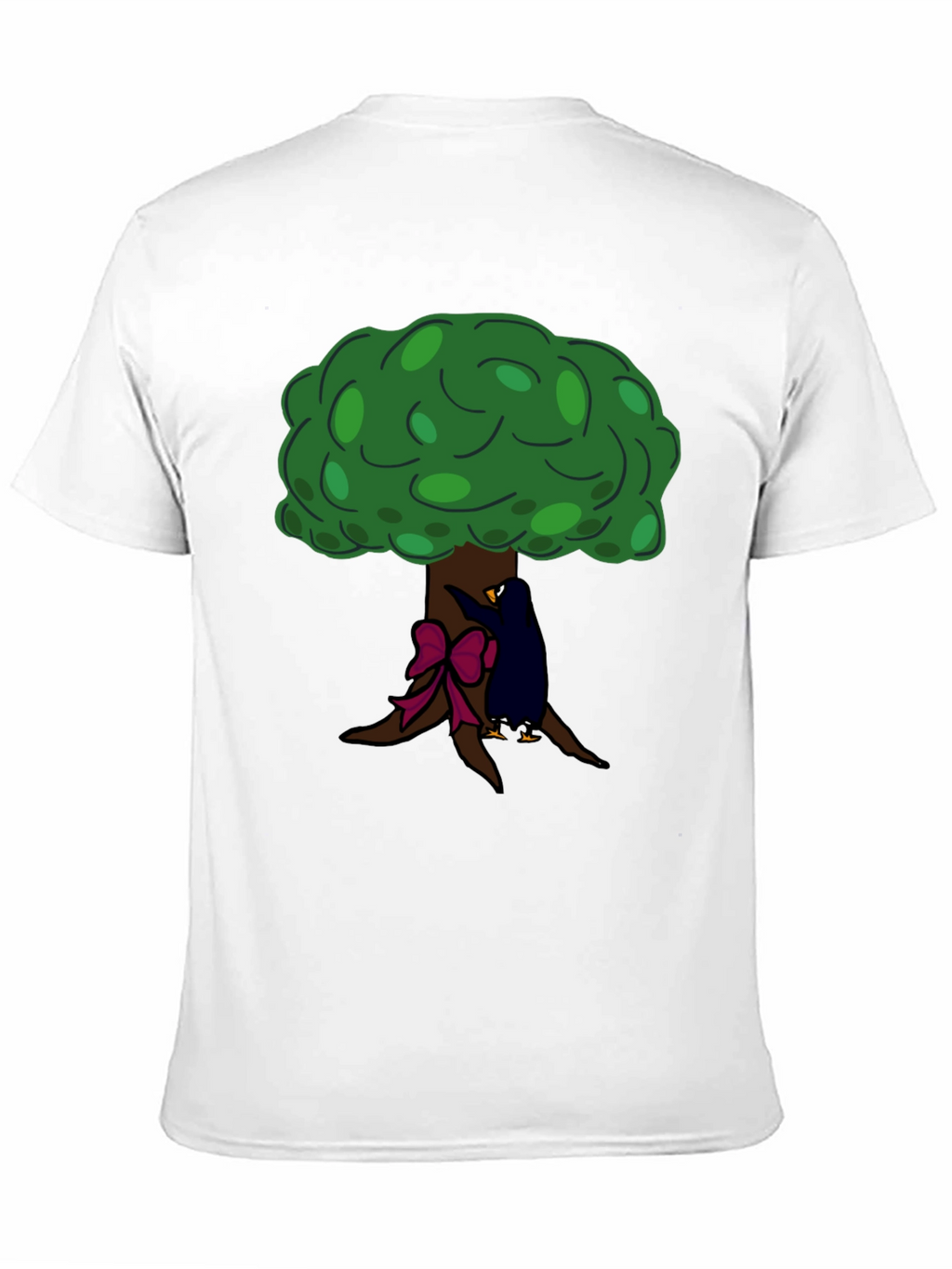 Tree Hugger Graphic Tee - Black Cotton T-Shirt