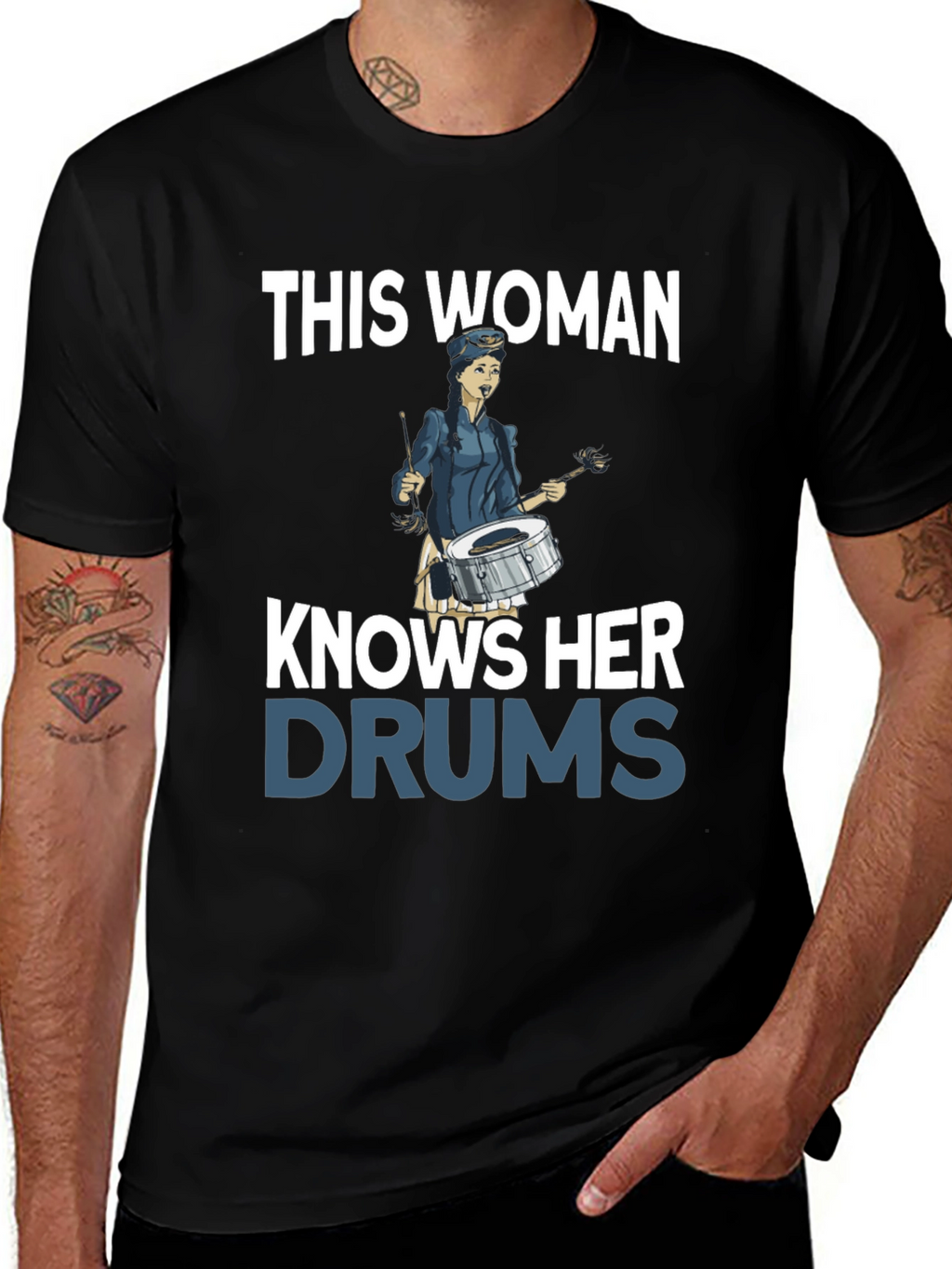 This Woman Knows Her Drums T-Shirt