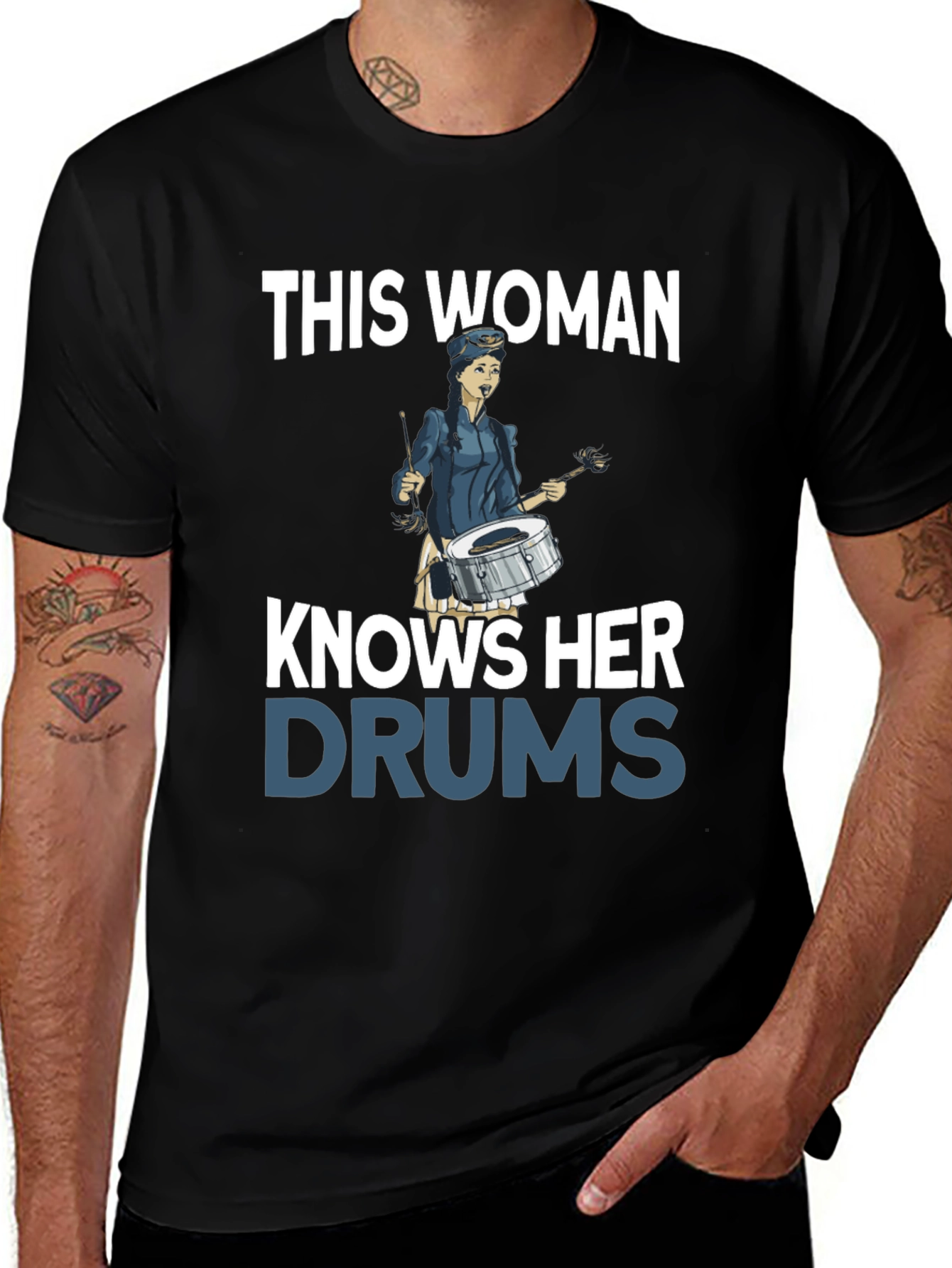This Woman Knows Her Drums T-Shirt