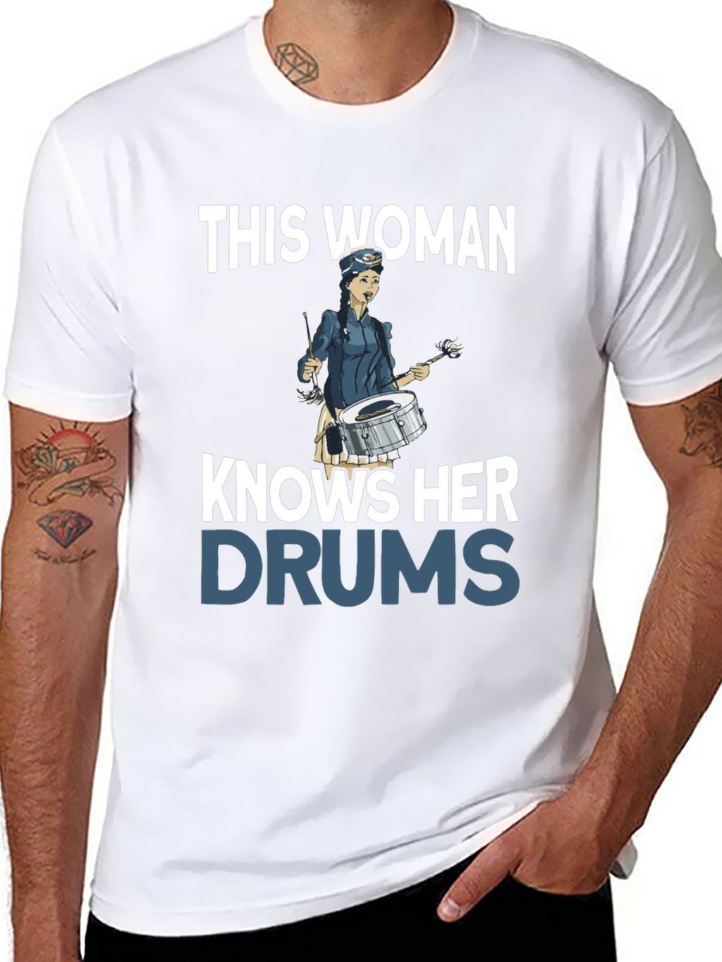 This Woman Knows Her Drums T-Shirt