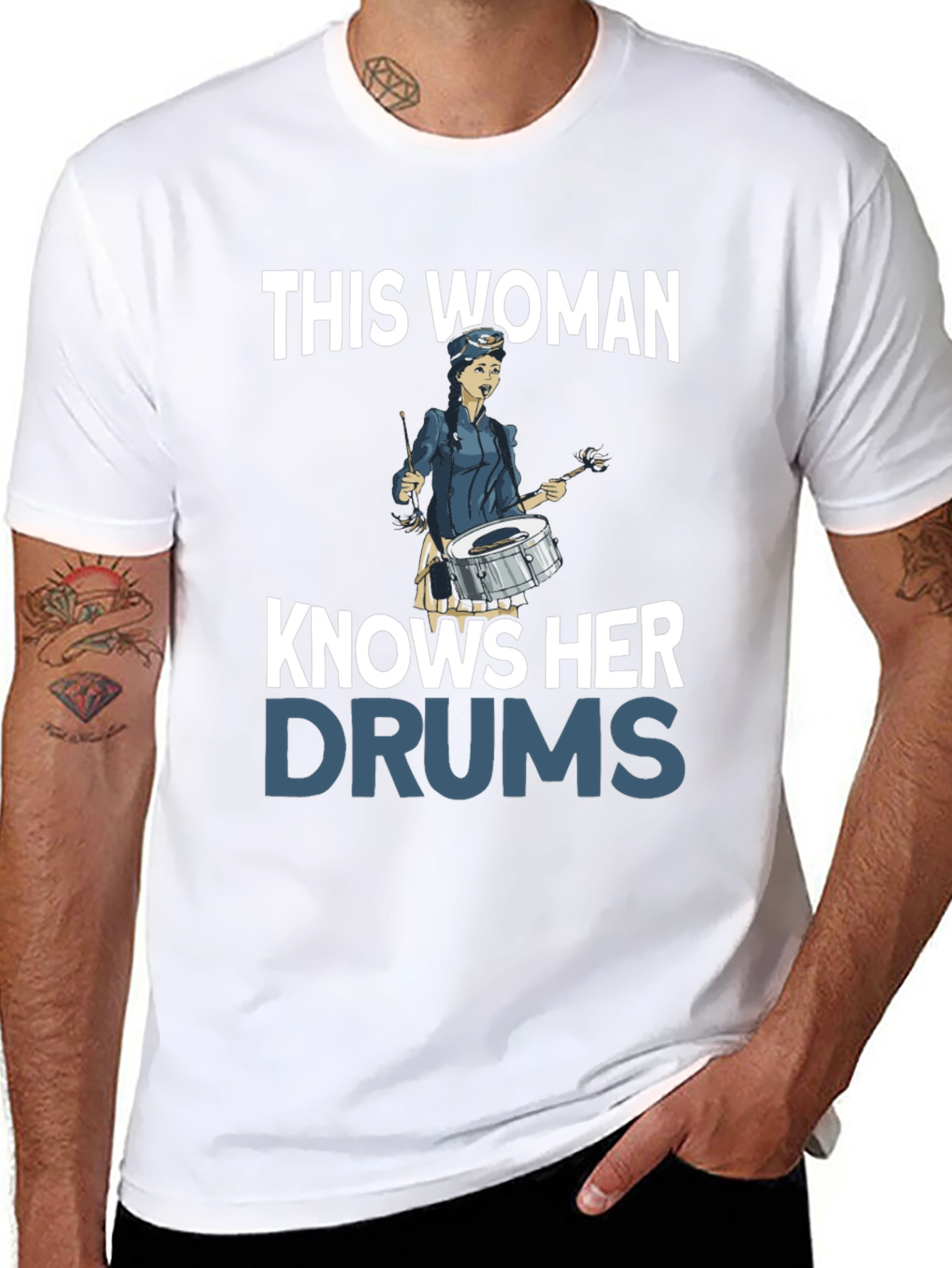 This Woman Knows Her Drums T-Shirt