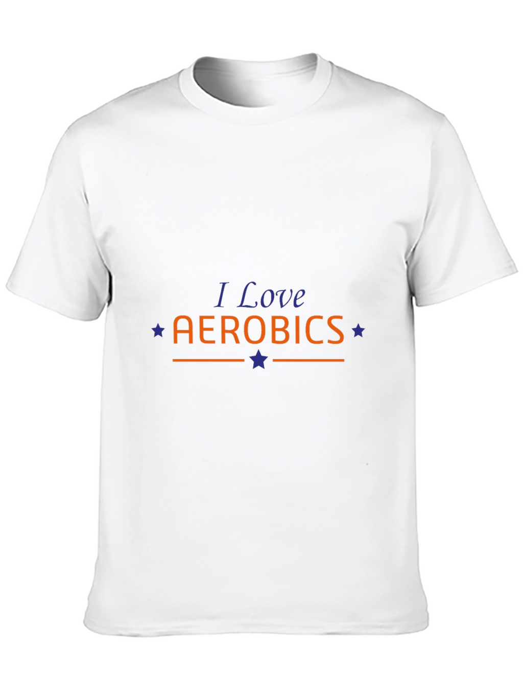 I Love Aerobics Graphic T-Shirt
