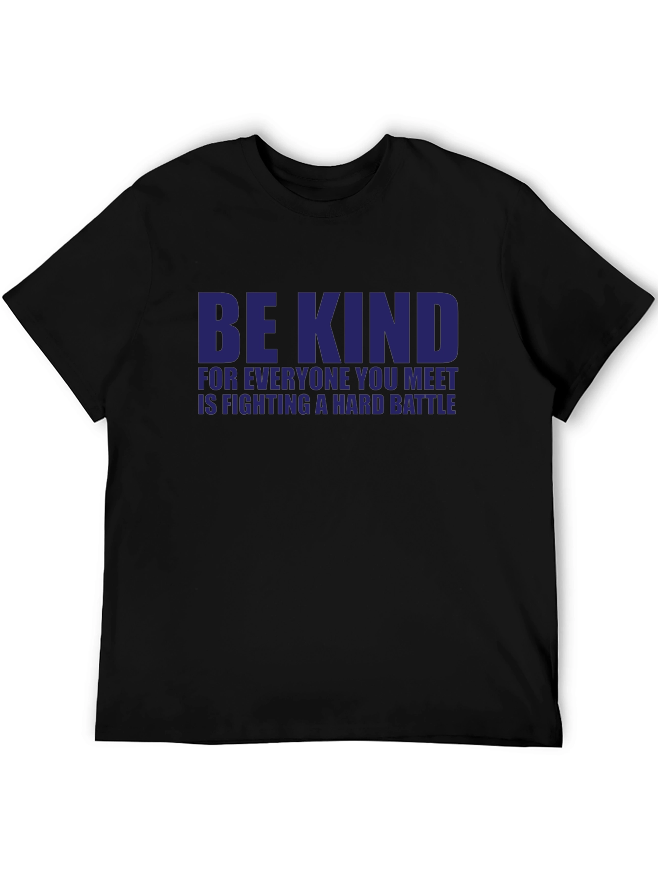 Be Kind Graphic Tee - Inspirational Message Black T-Shirt