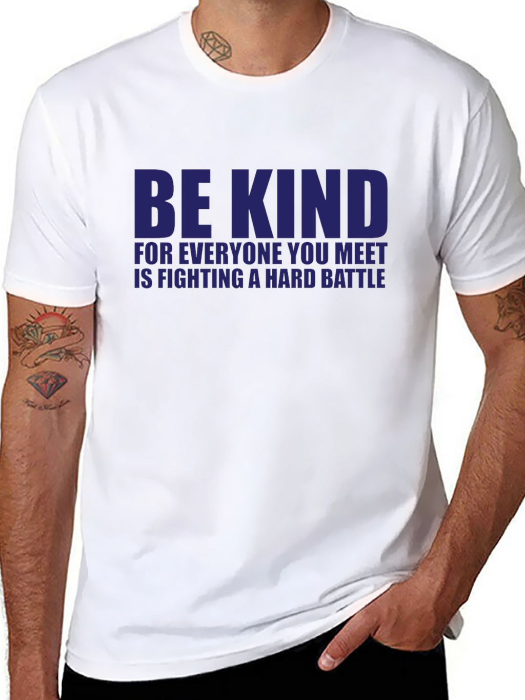Be Kind Graphic Tee - Inspirational Message Black T-Shirt