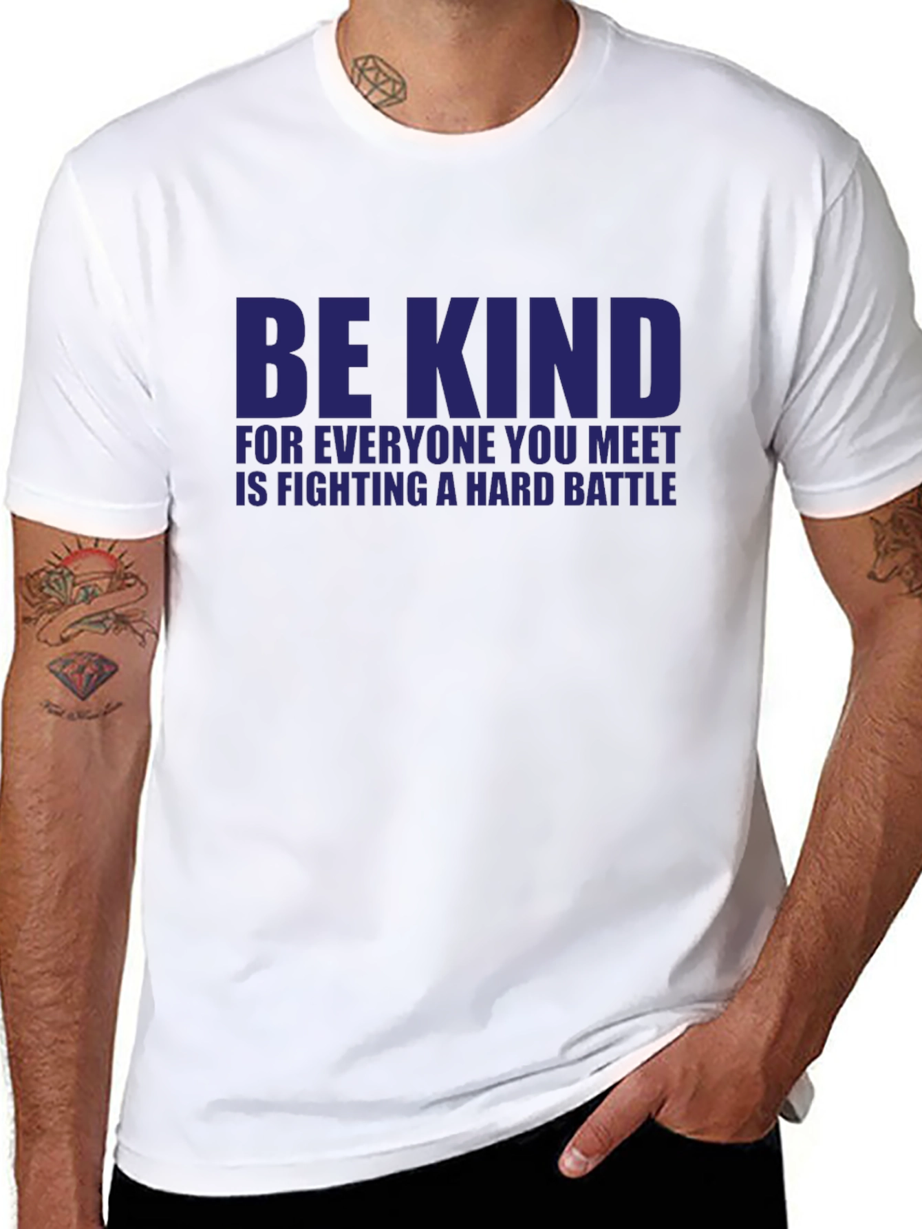 Be Kind Graphic Tee - Inspirational Message Black T-Shirt