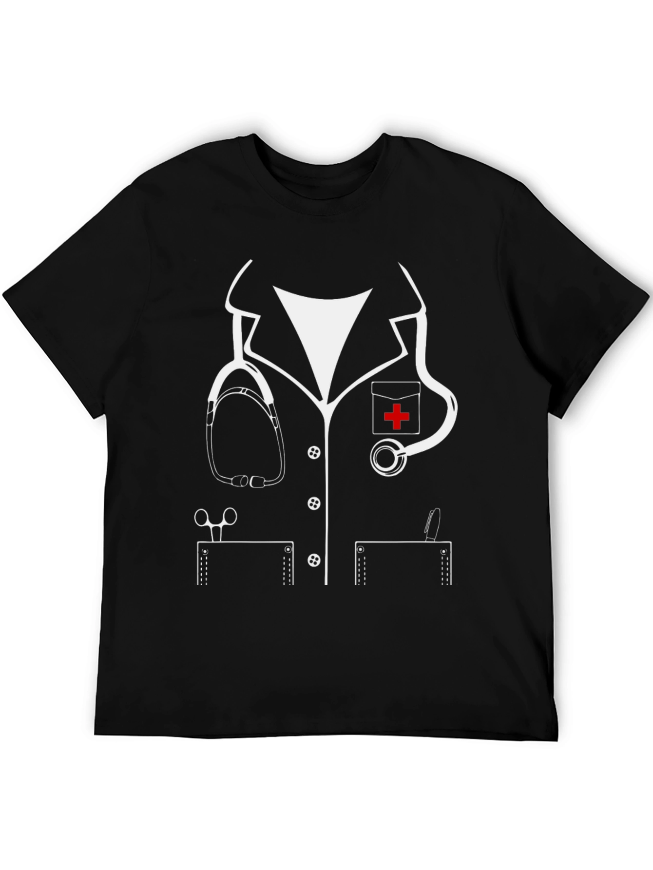 Nurse Costume T-Shirt - Novelty Doctor Outfit Tee