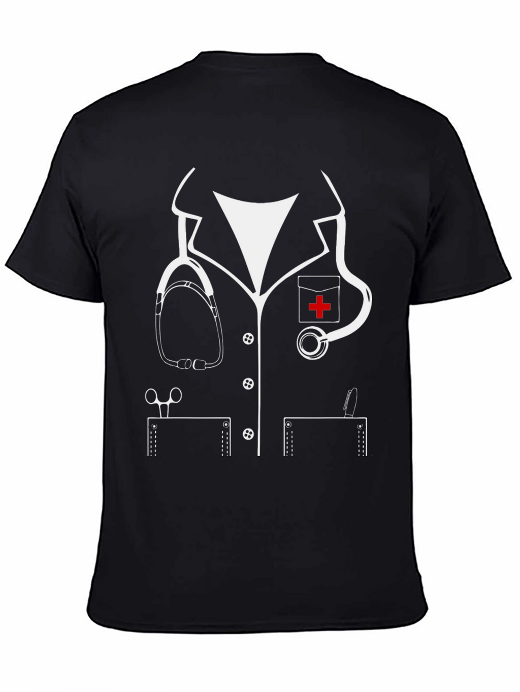 Nurse Costume T-Shirt - Novelty Doctor Outfit Tee