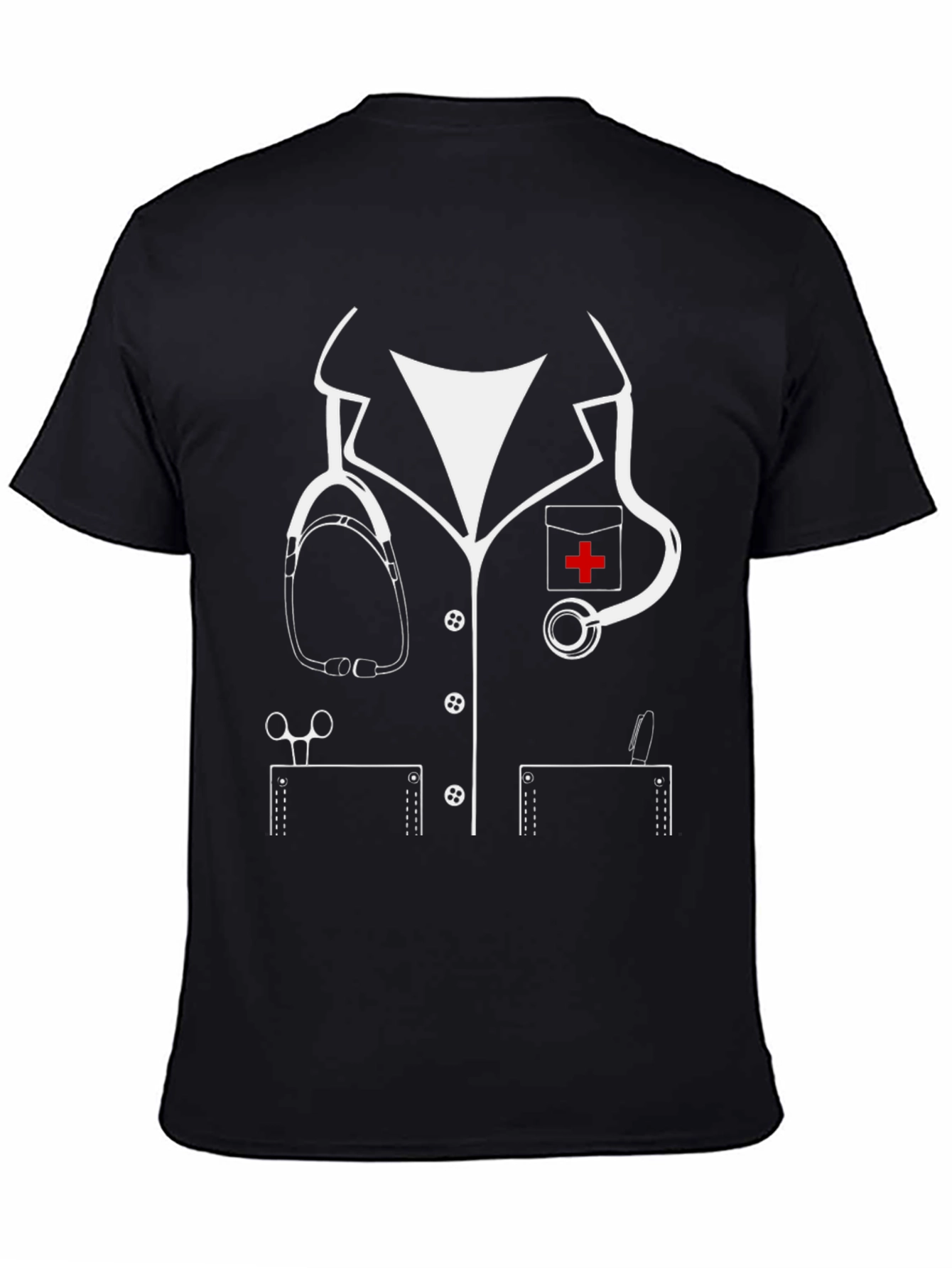 Nurse Costume T-Shirt - Novelty Doctor Outfit Tee