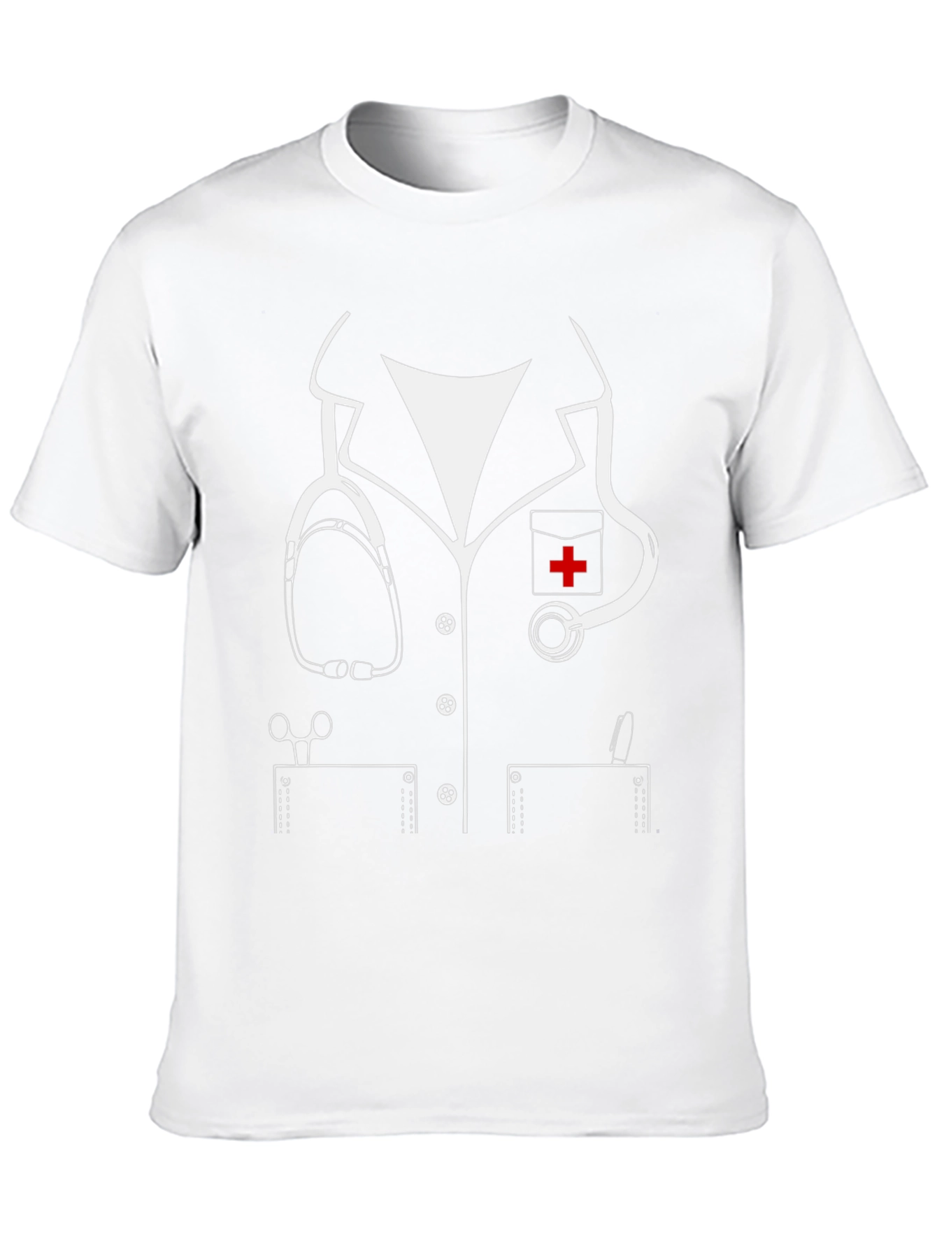 Nurse Costume T-Shirt - Novelty Doctor Outfit Tee