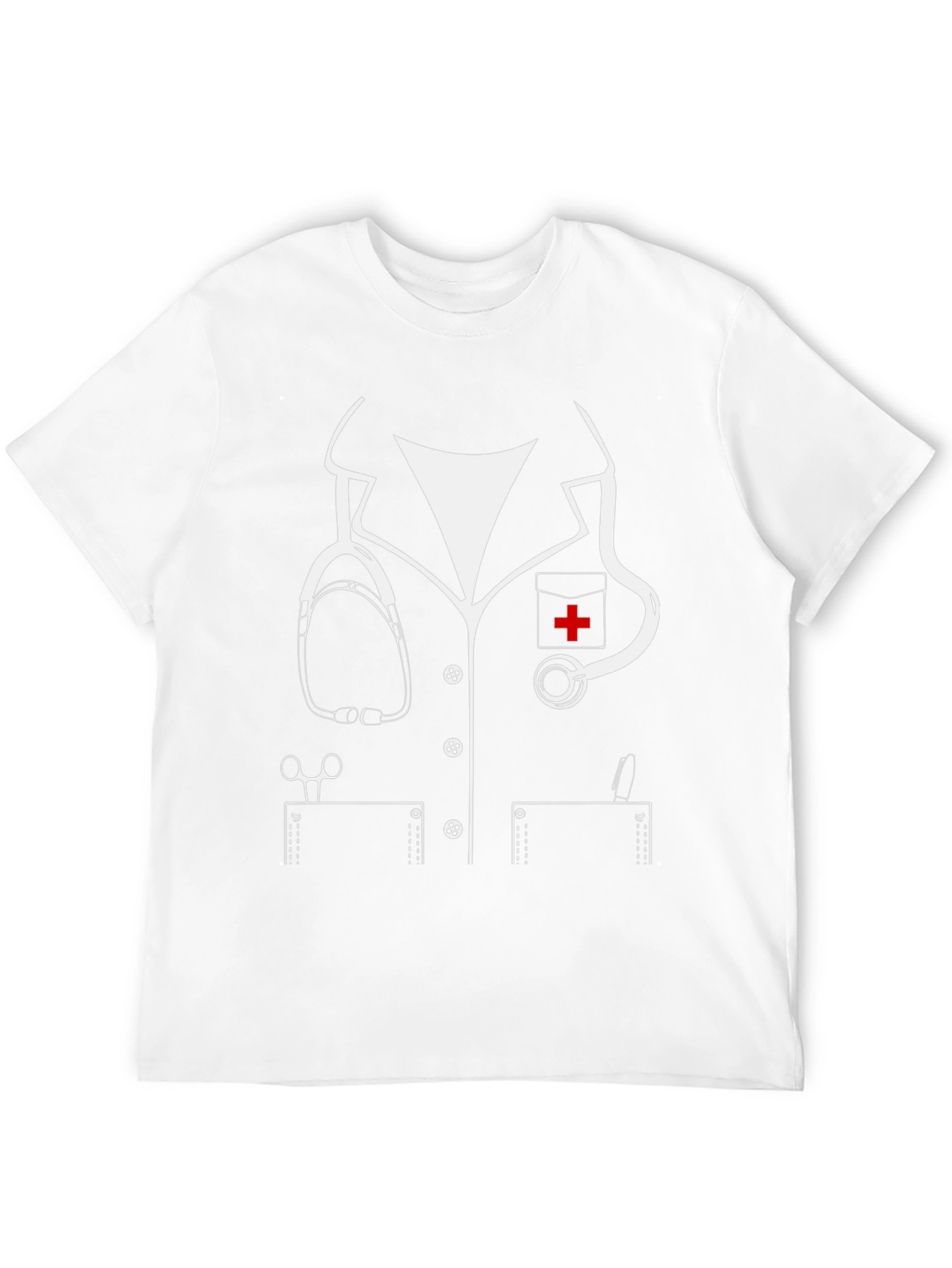 Nurse Costume T-Shirt - Novelty Doctor Outfit Tee
