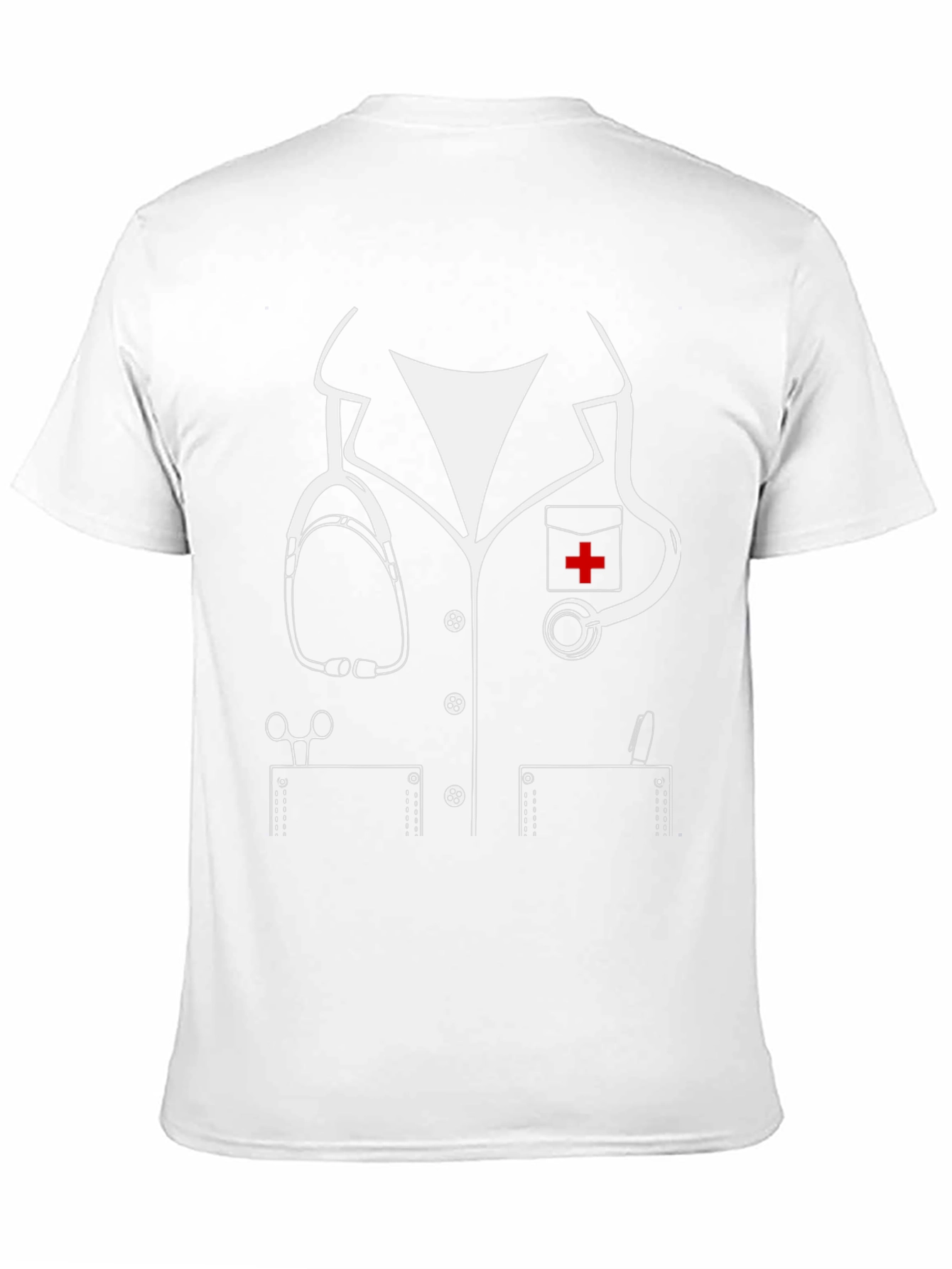 Nurse Costume T-Shirt - Novelty Doctor Outfit Tee