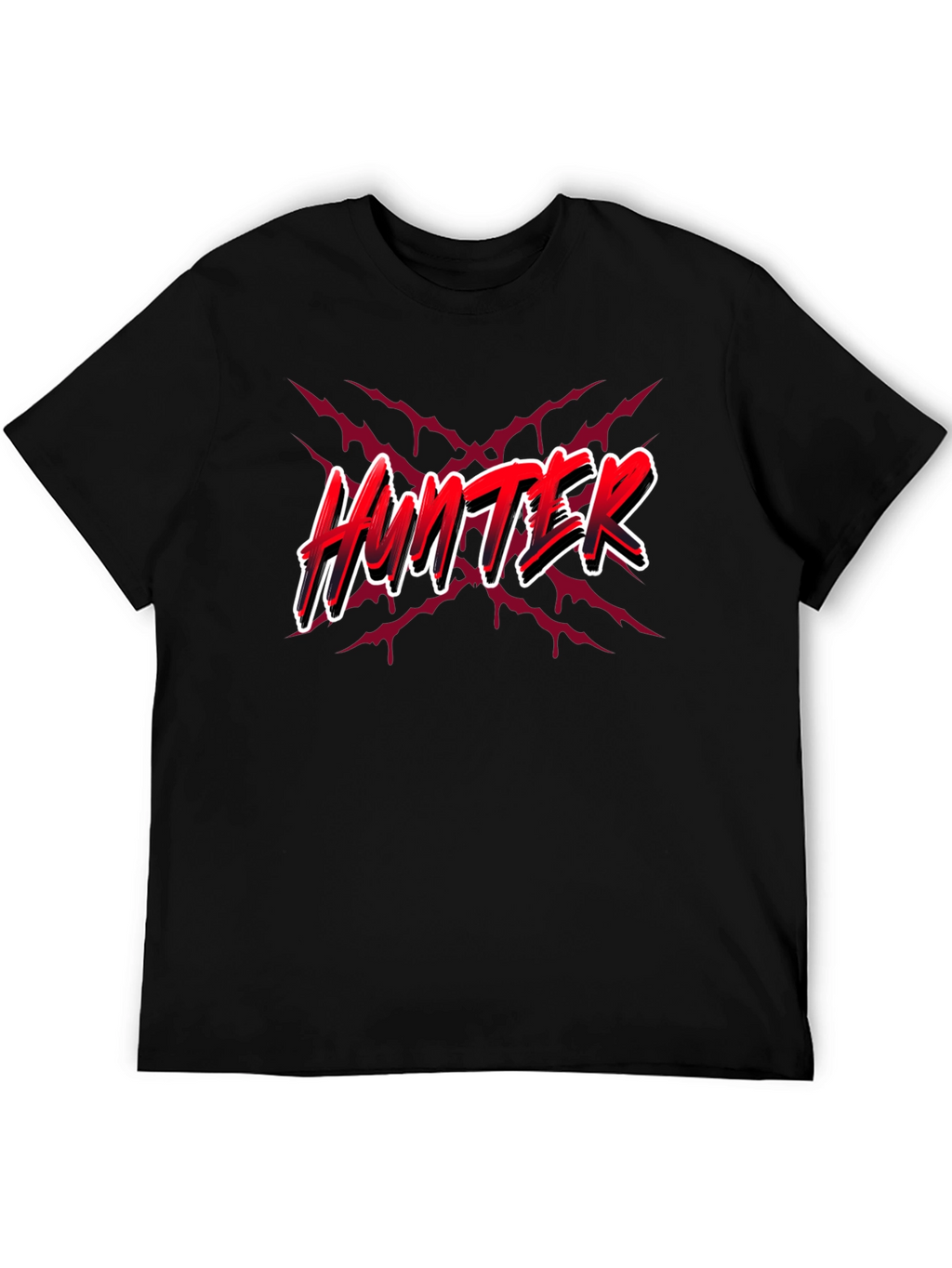 Hunter T-Shirt - Black Graphic Tee