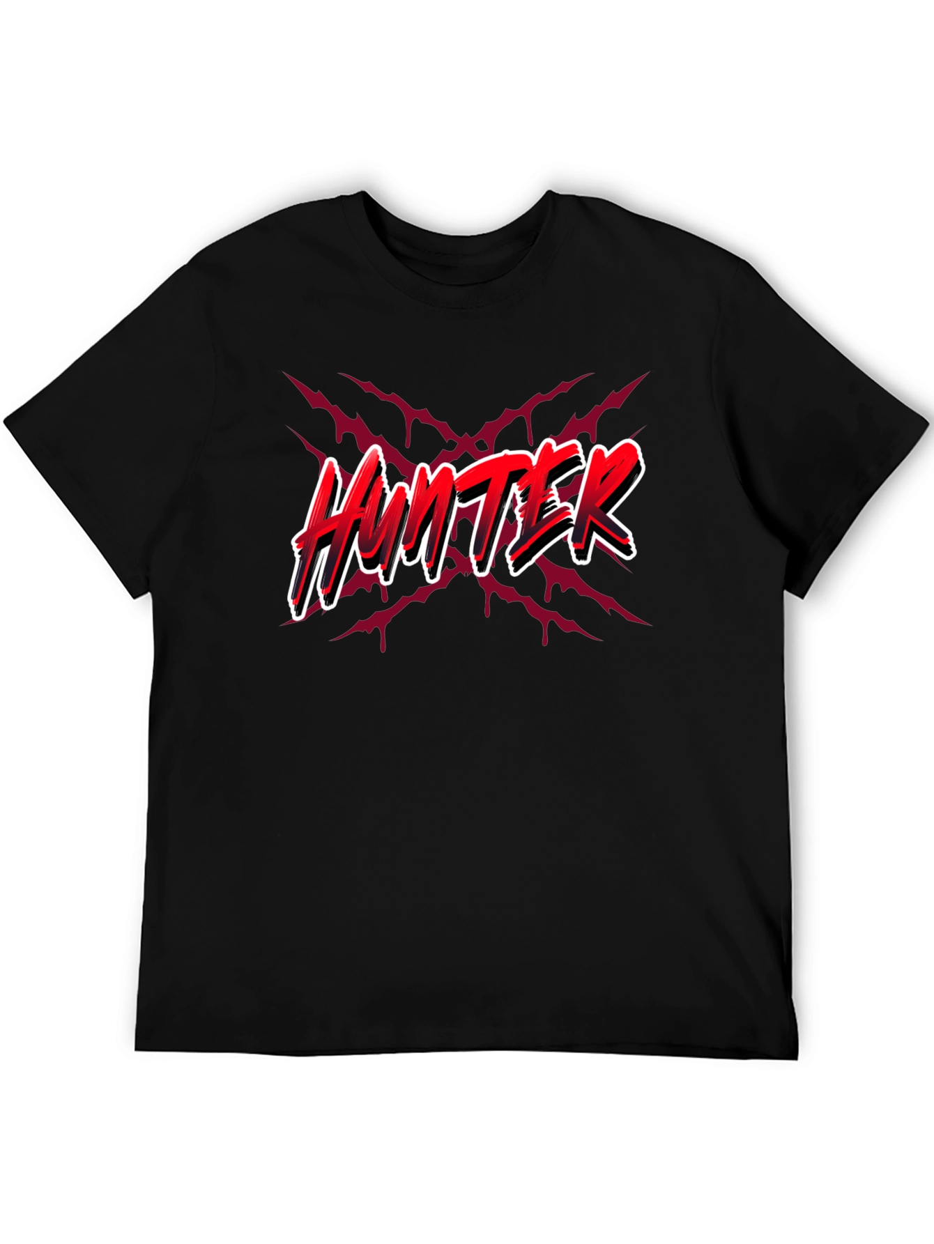 Hunter T-Shirt - Black Graphic Tee