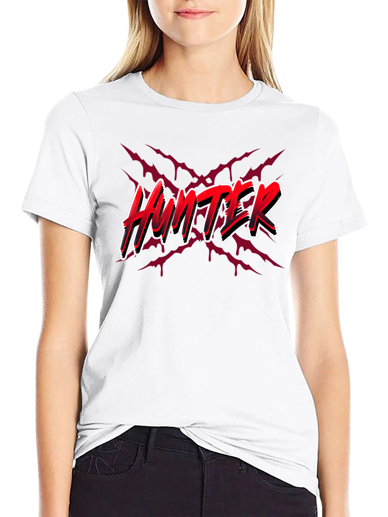 Hunter T-Shirt - Black Graphic Tee
