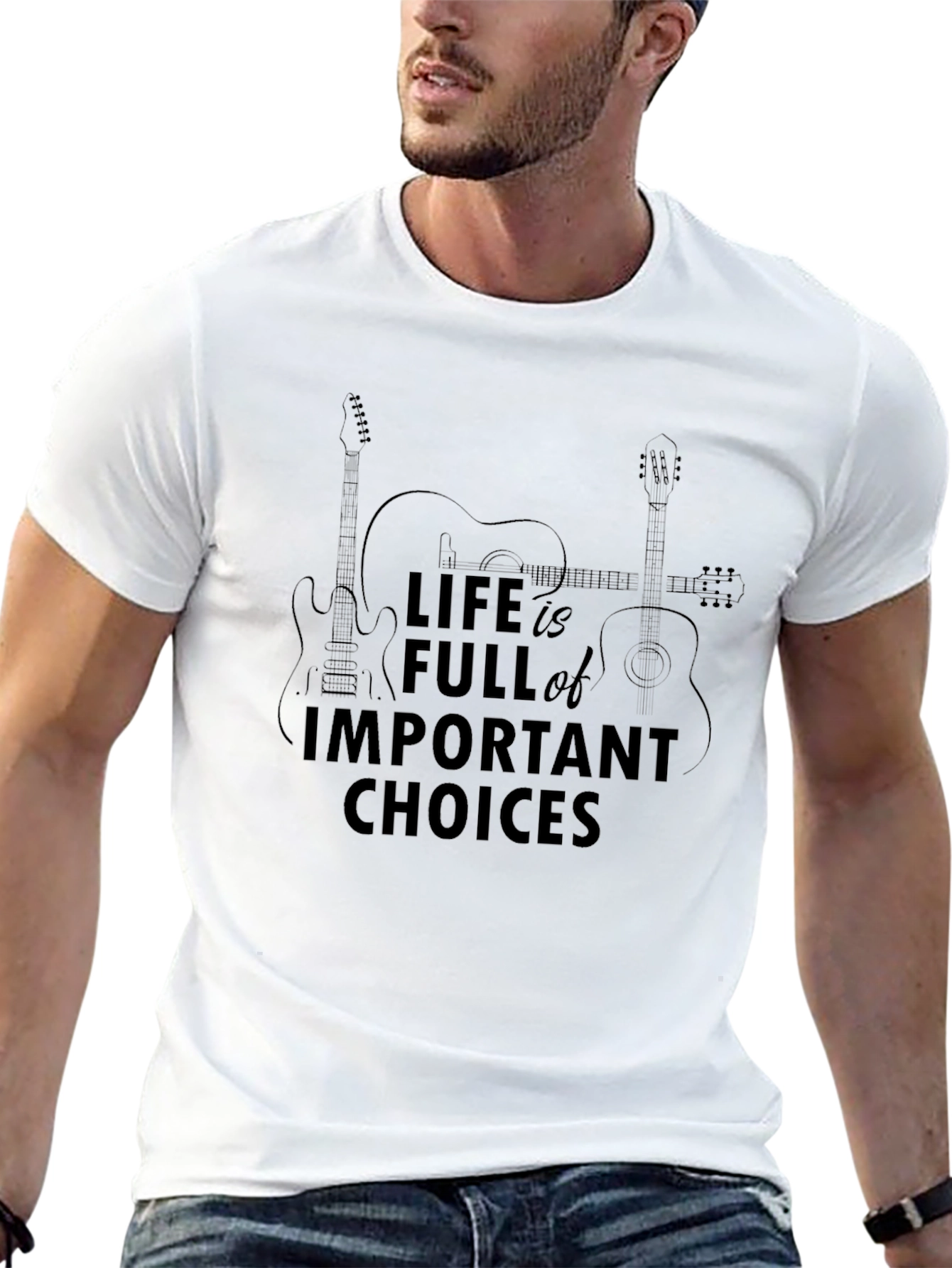 Life is Full of Important Choices Graphic T-Shirt