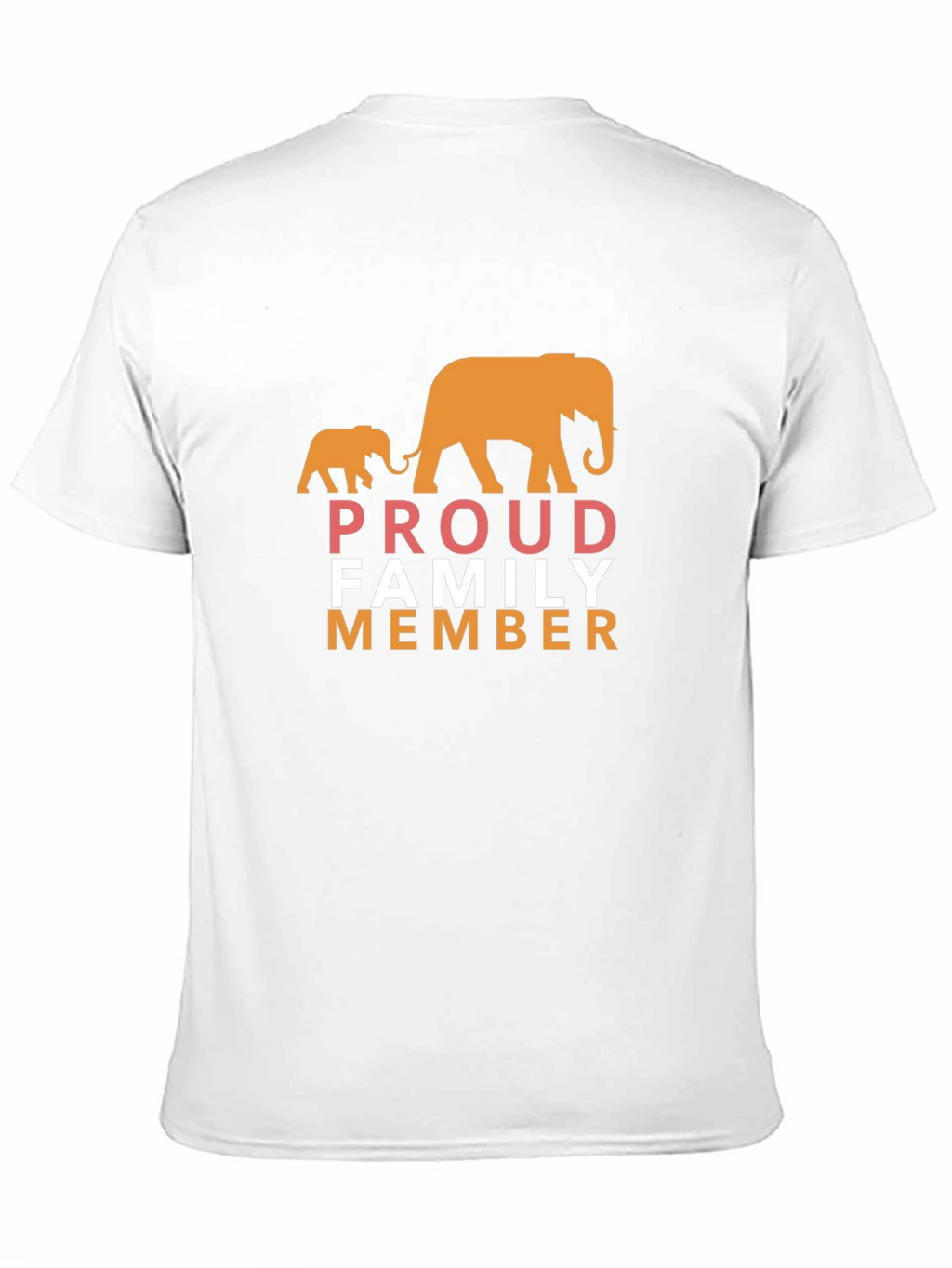 Proud Family Member Elephant Graphic T-Shirt