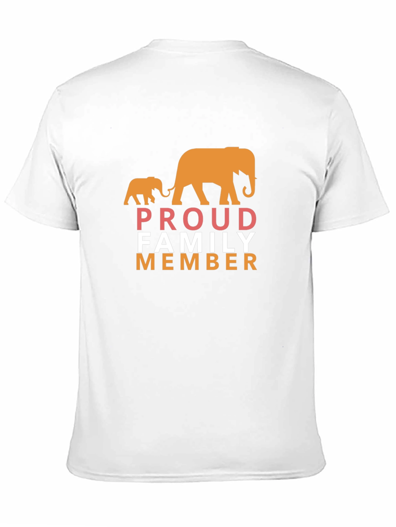 Proud Family Member Elephant Graphic T-Shirt