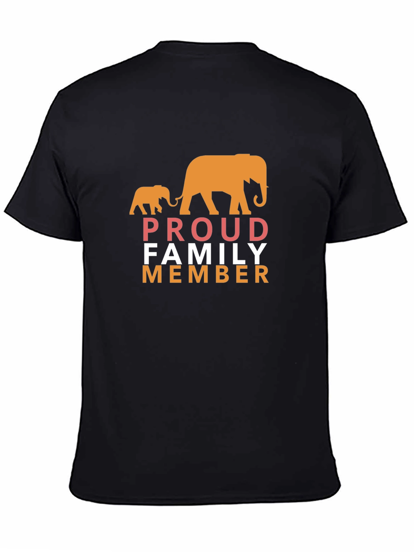 Proud Family Member Elephant Graphic T-Shirt
