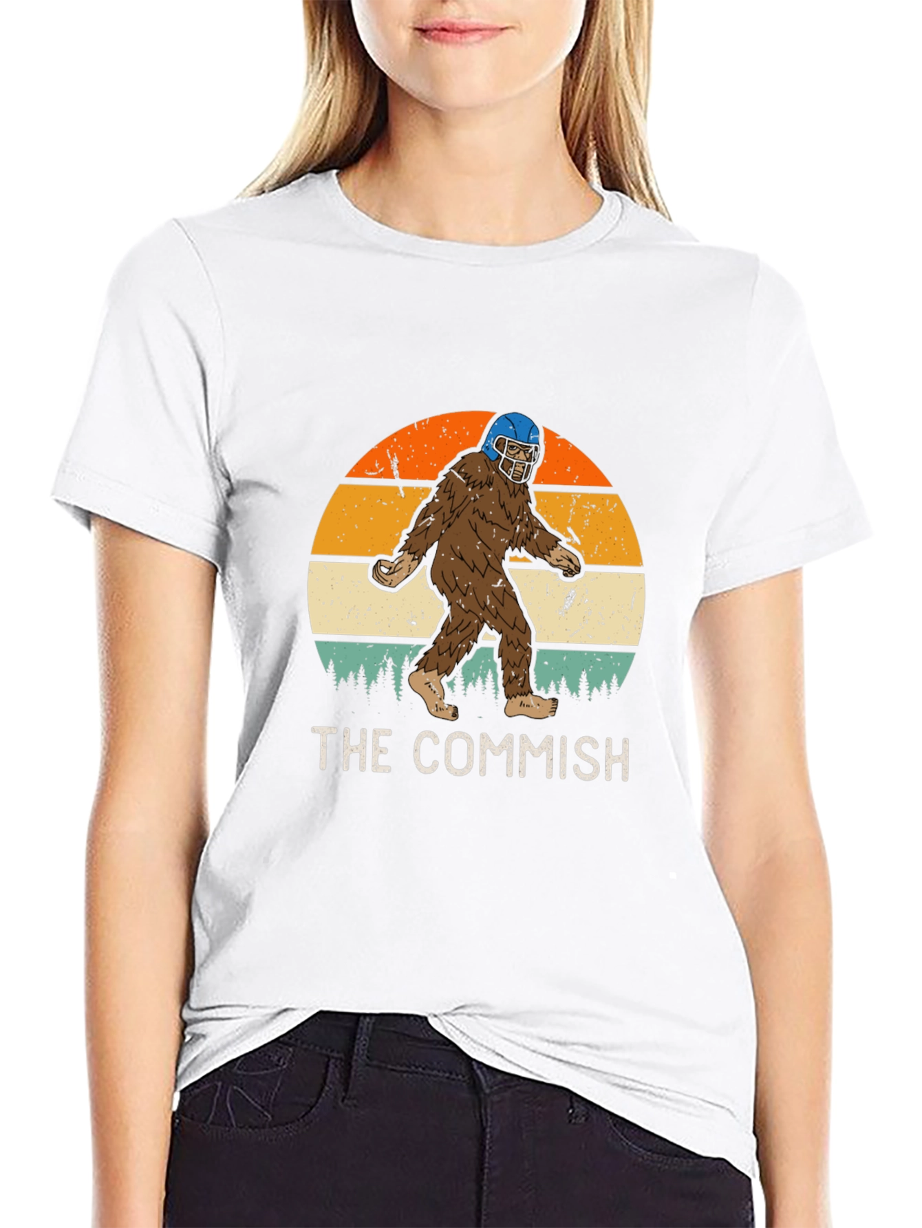 The Commish Bigfoot Football T-Shirt