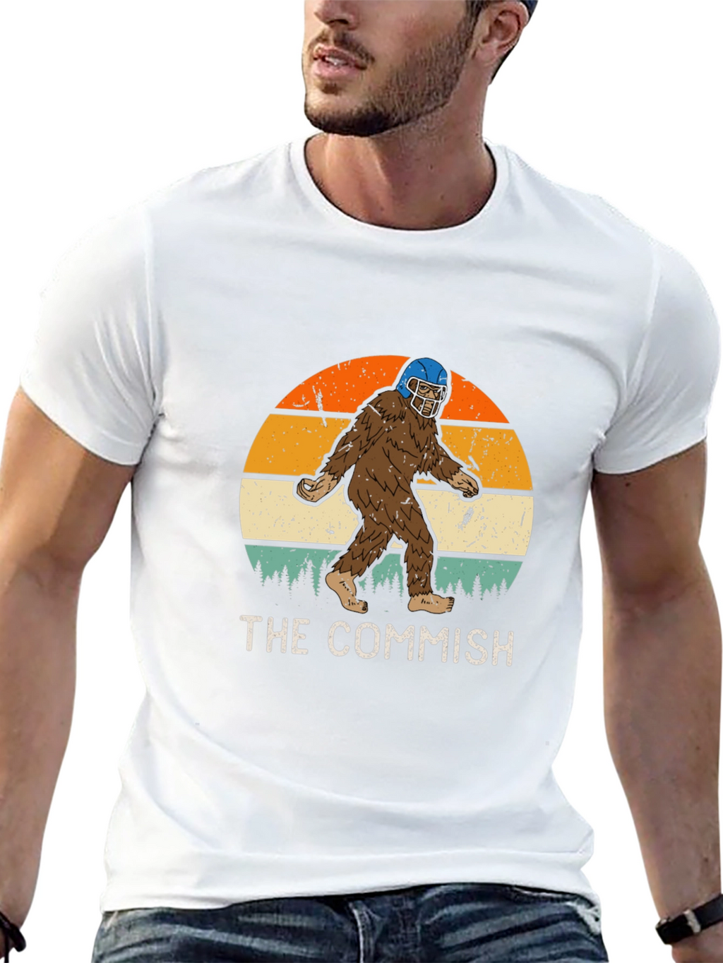 The Commish Bigfoot Football T-Shirt