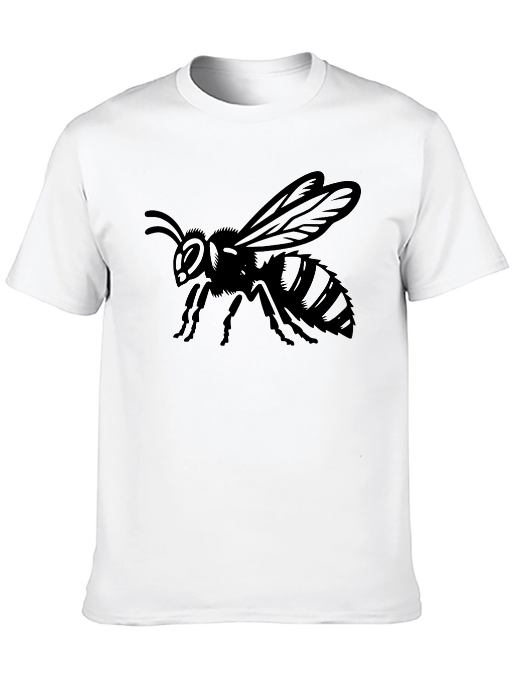 Black Bee Graphic Tee - Stylish Insect Design T-Shirt