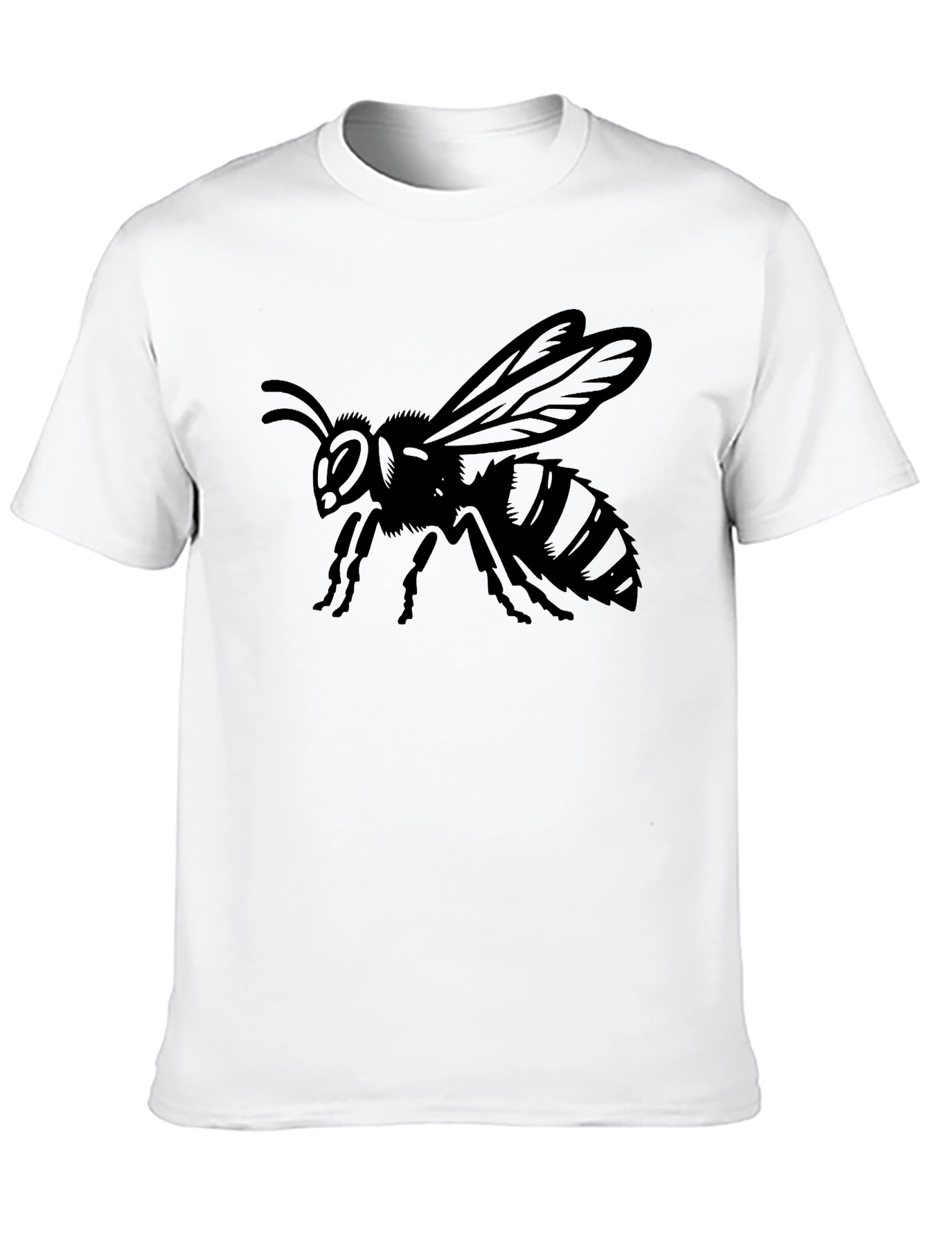 Black Bee Graphic Tee - Stylish Insect Design T-Shirt