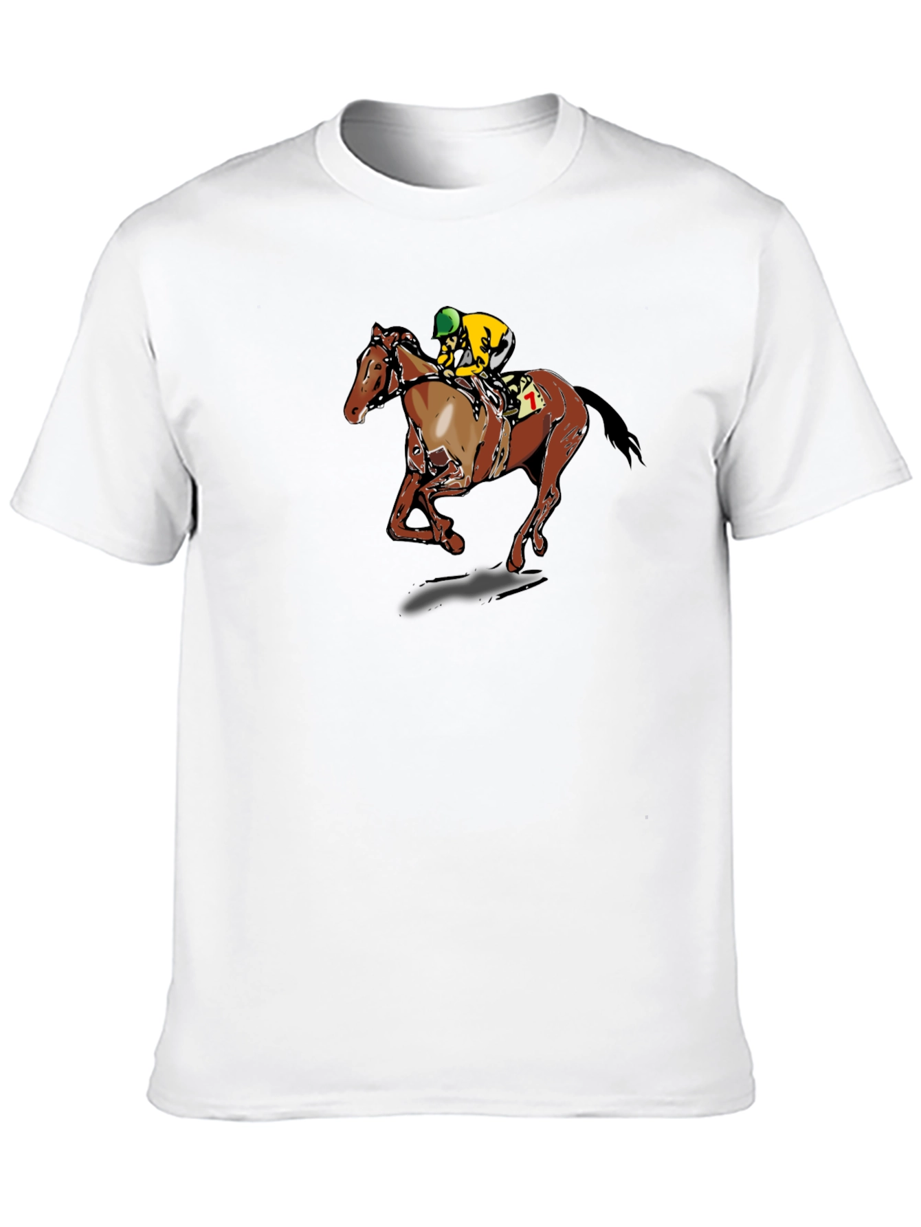 Horse Racing Graphic T-Shirt