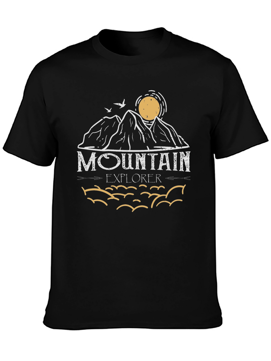 Mountain Explorer Graphic Tee - Black