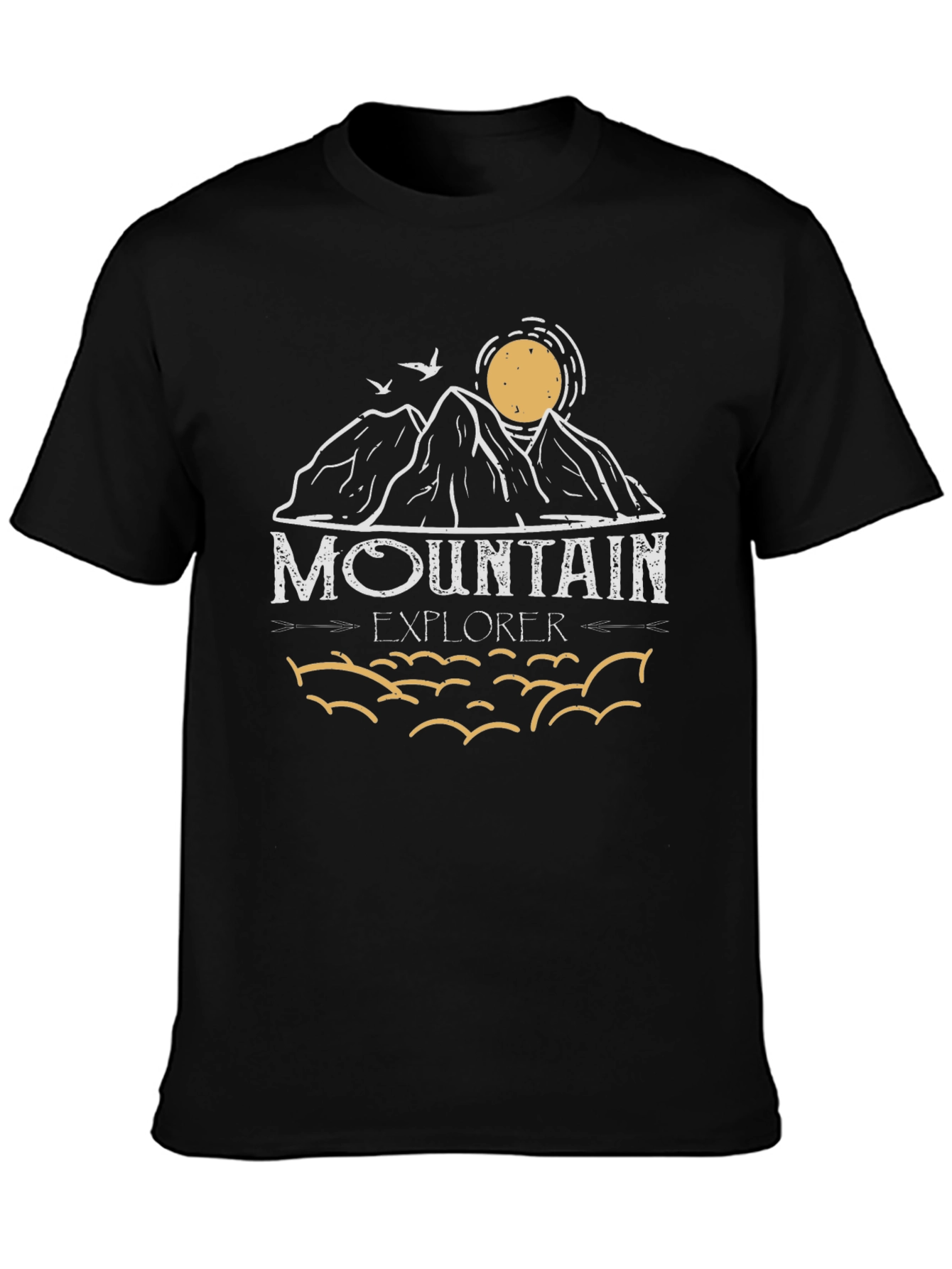 Mountain Explorer Graphic Tee - Black