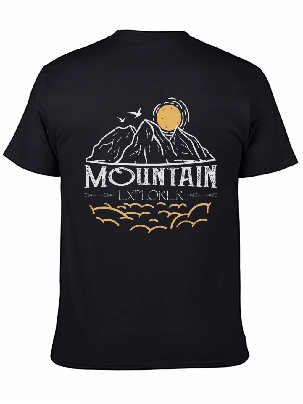 Mountain Explorer Graphic Tee - Black