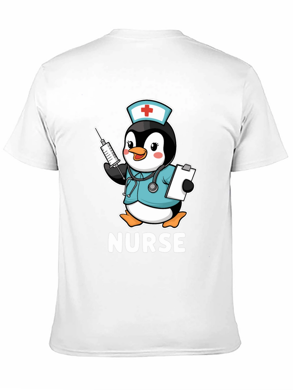Nurse Penguin T-Shirt: Cute Medical Apparel