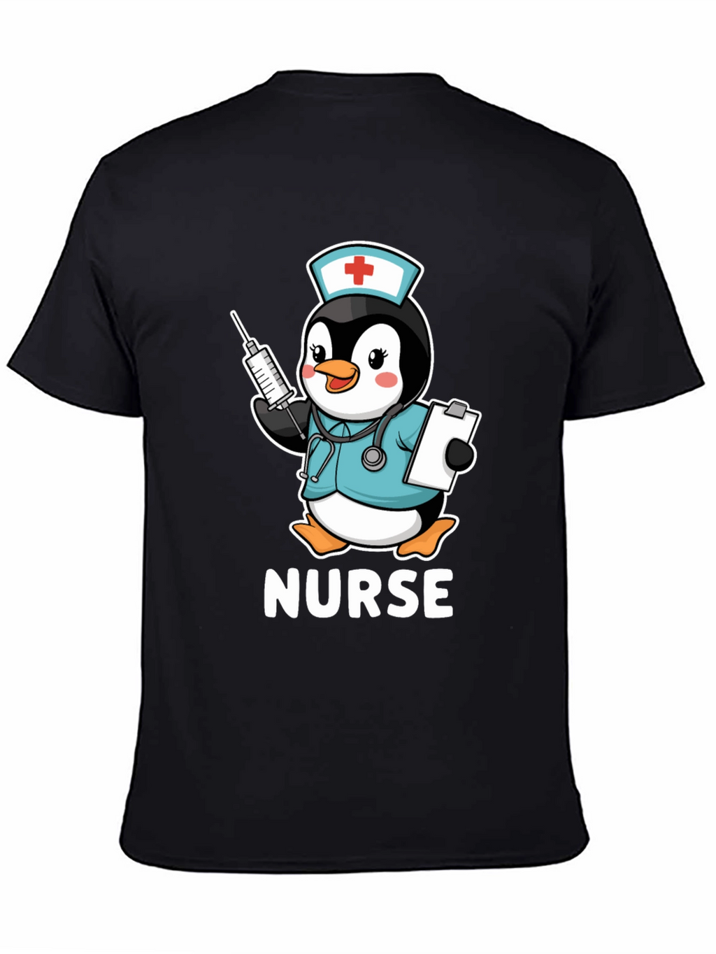 Nurse Penguin T-Shirt: Cute Medical Apparel
