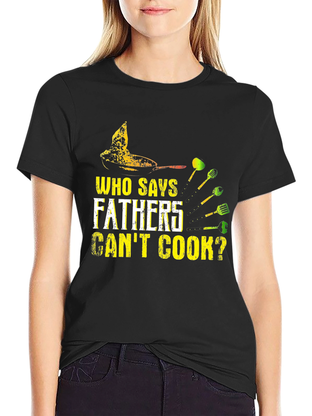 Fathers Can Cook T-Shirt - Novelty Dad Gift