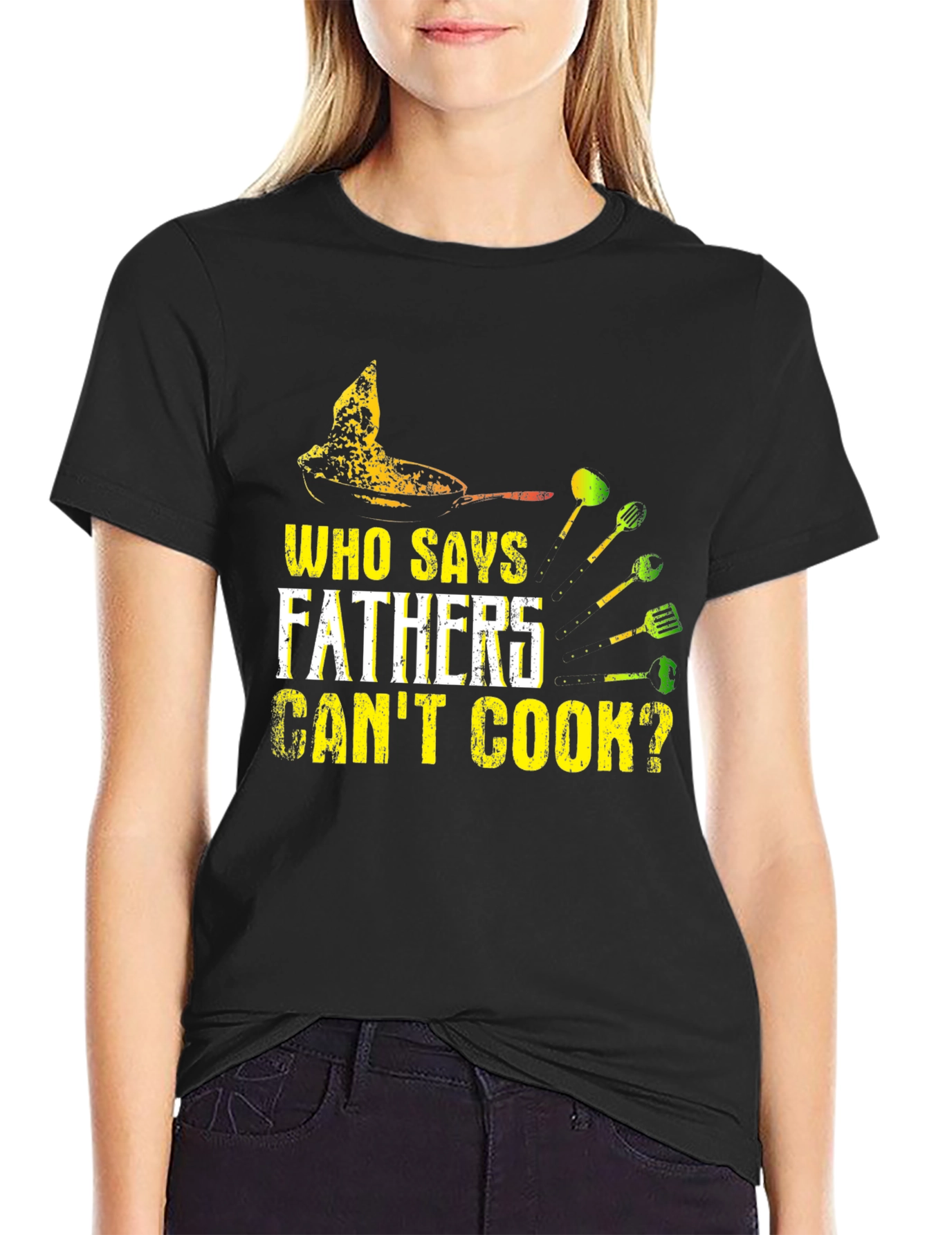 Fathers Can Cook T-Shirt - Novelty Dad Gift