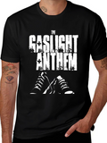 The Gaslight Anthem Band Tee - Black Graphic T-Shirt