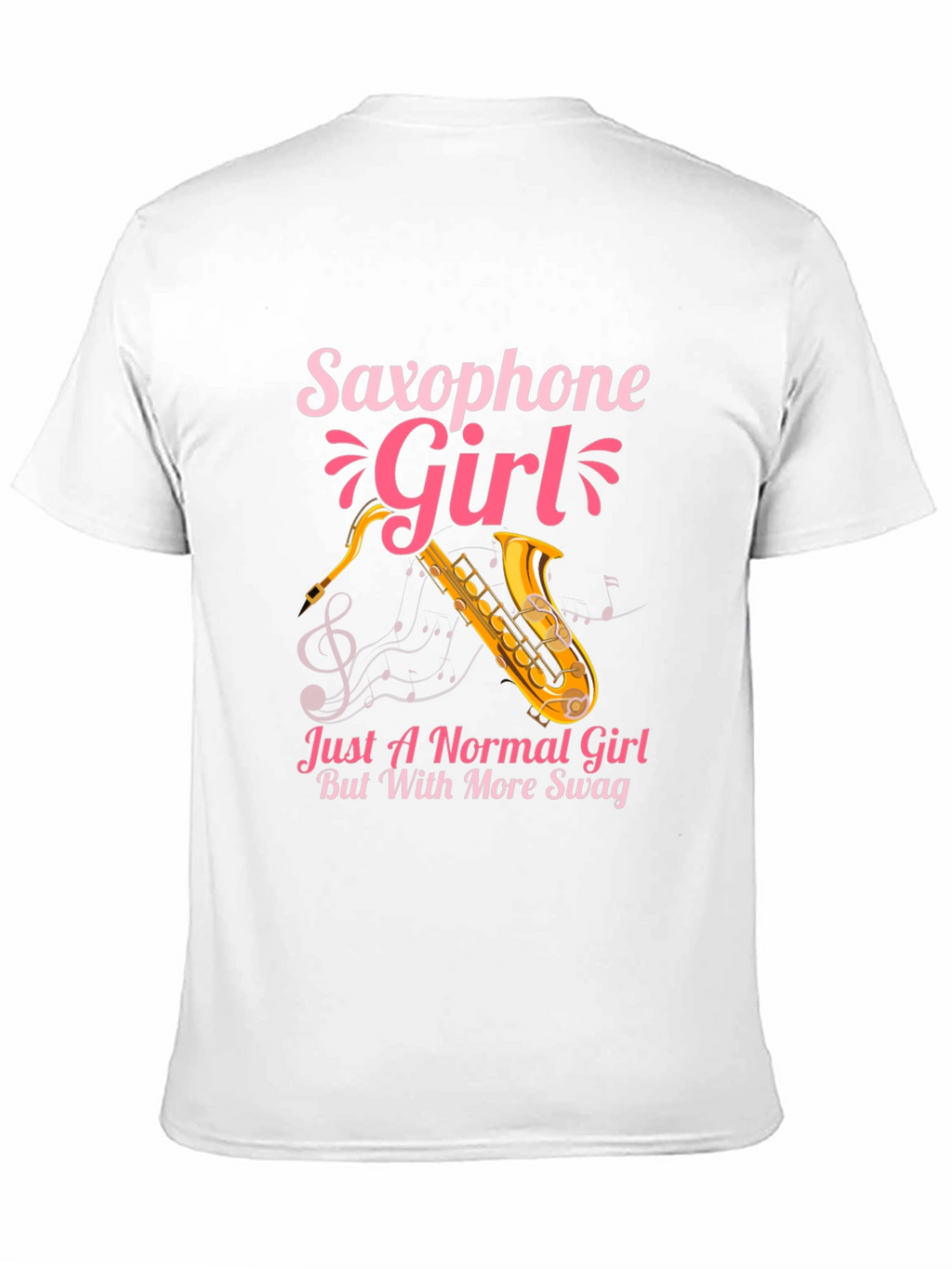 Saxophone Girl Swag T-Shirt