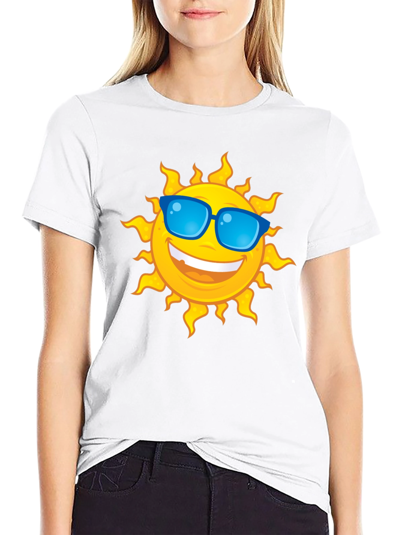 Funny Sun Graphic T-Shirt