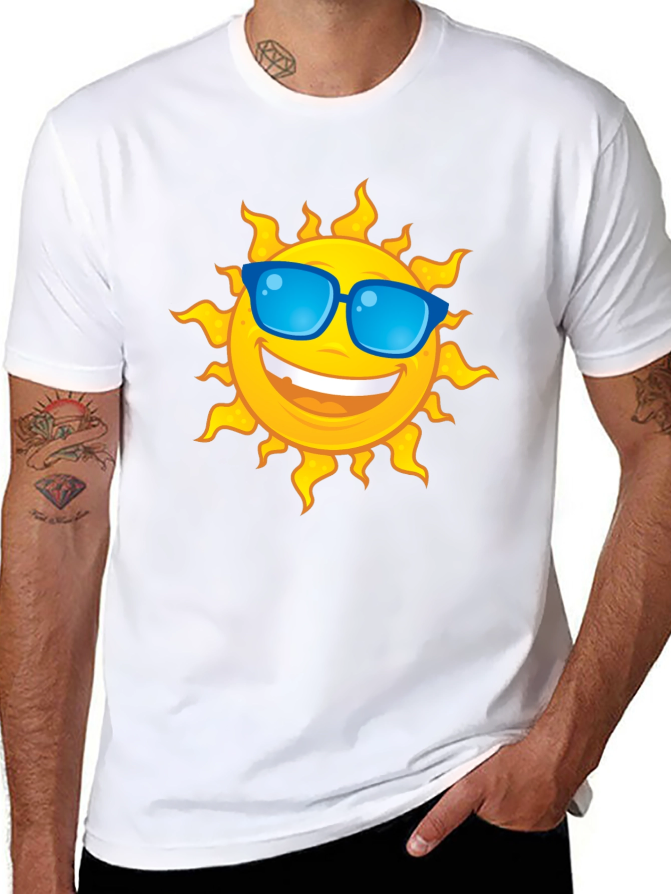Funny Sun Graphic T-Shirt