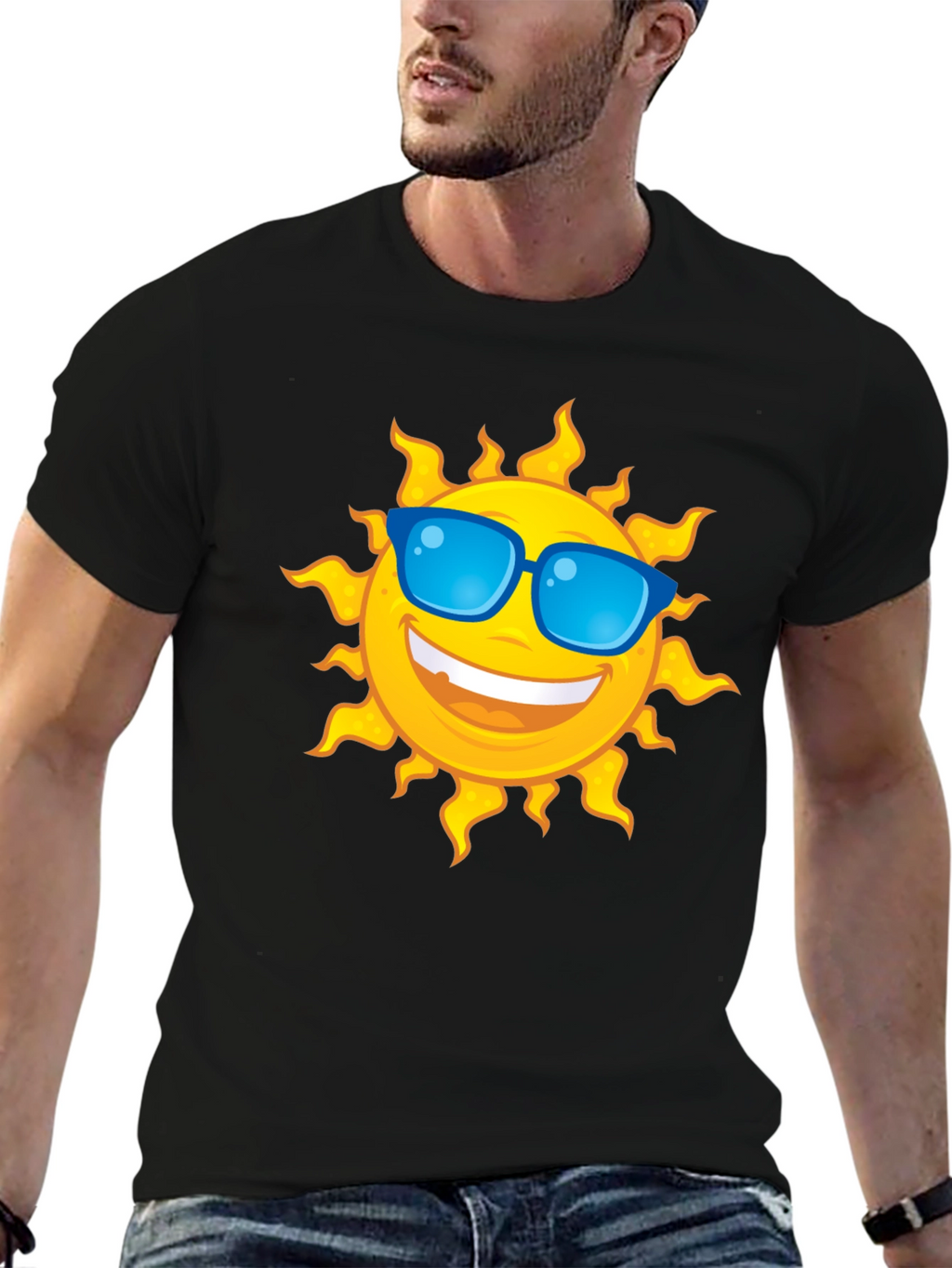 Funny Sun Graphic T-Shirt