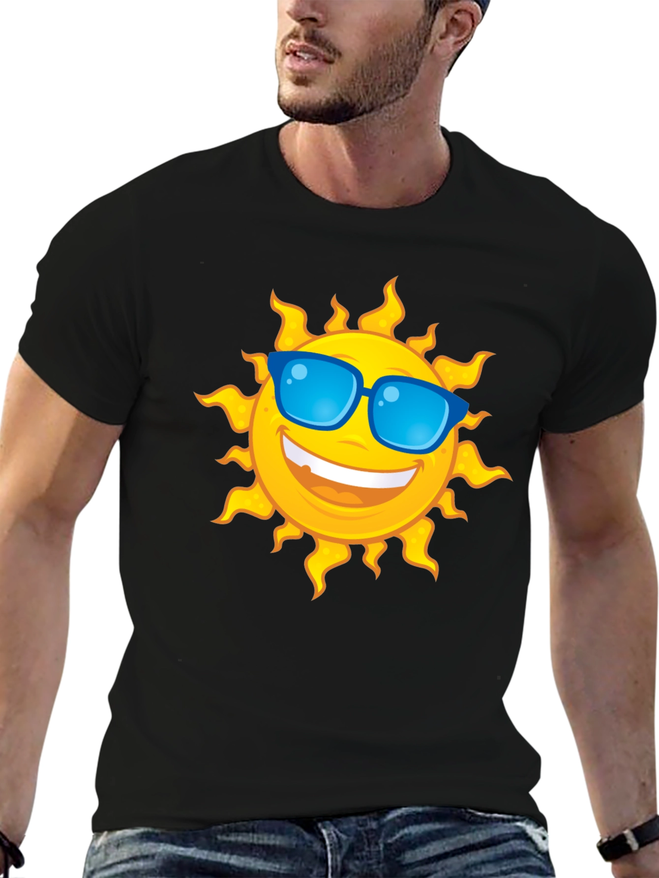 Funny Sun Graphic T-Shirt
